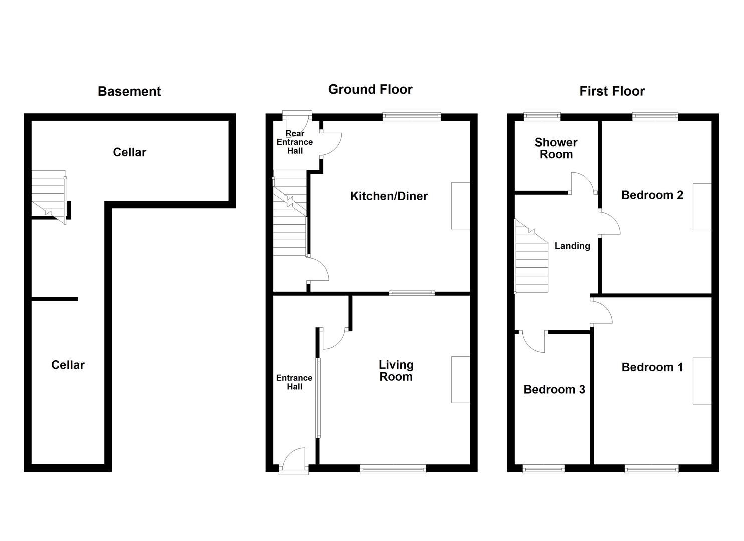 Walker Street, Earlsheaton, Dewsbury WF12, 3 bedroom terraced house for
