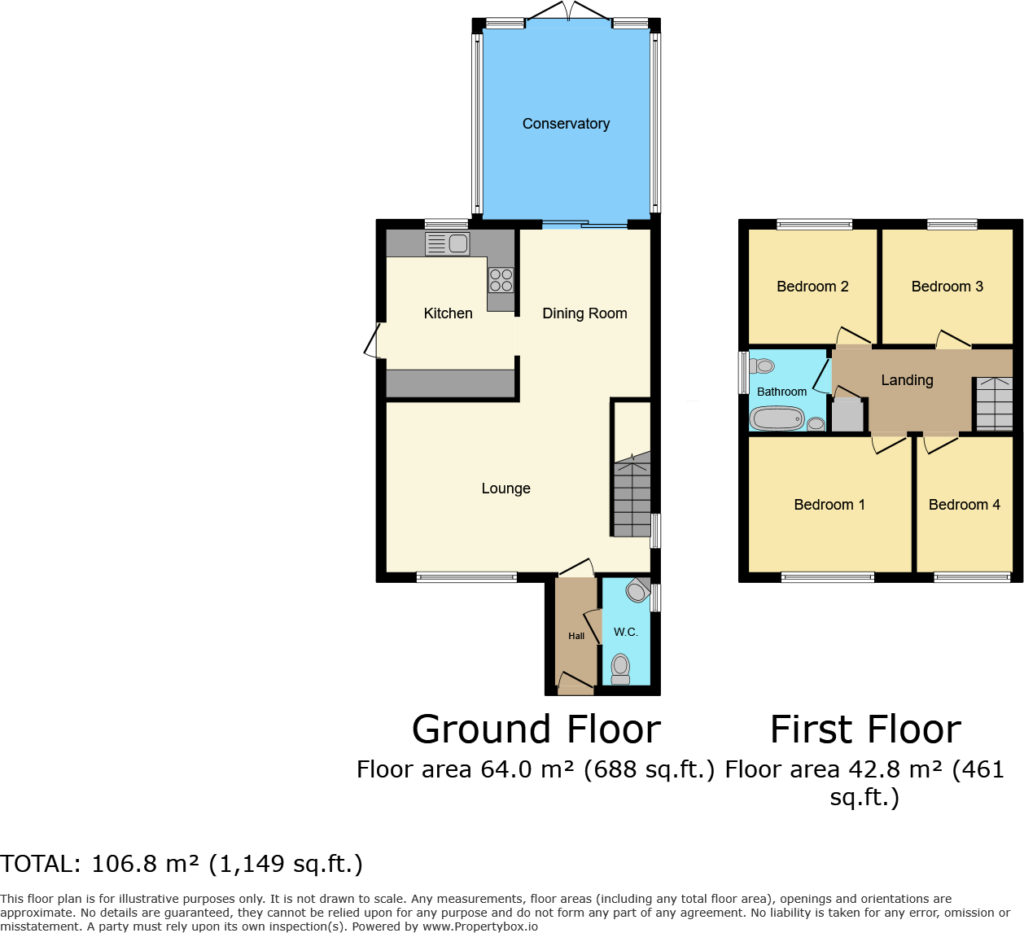 Broomfield Road, Herne Bay, CT6 7BB floorplan