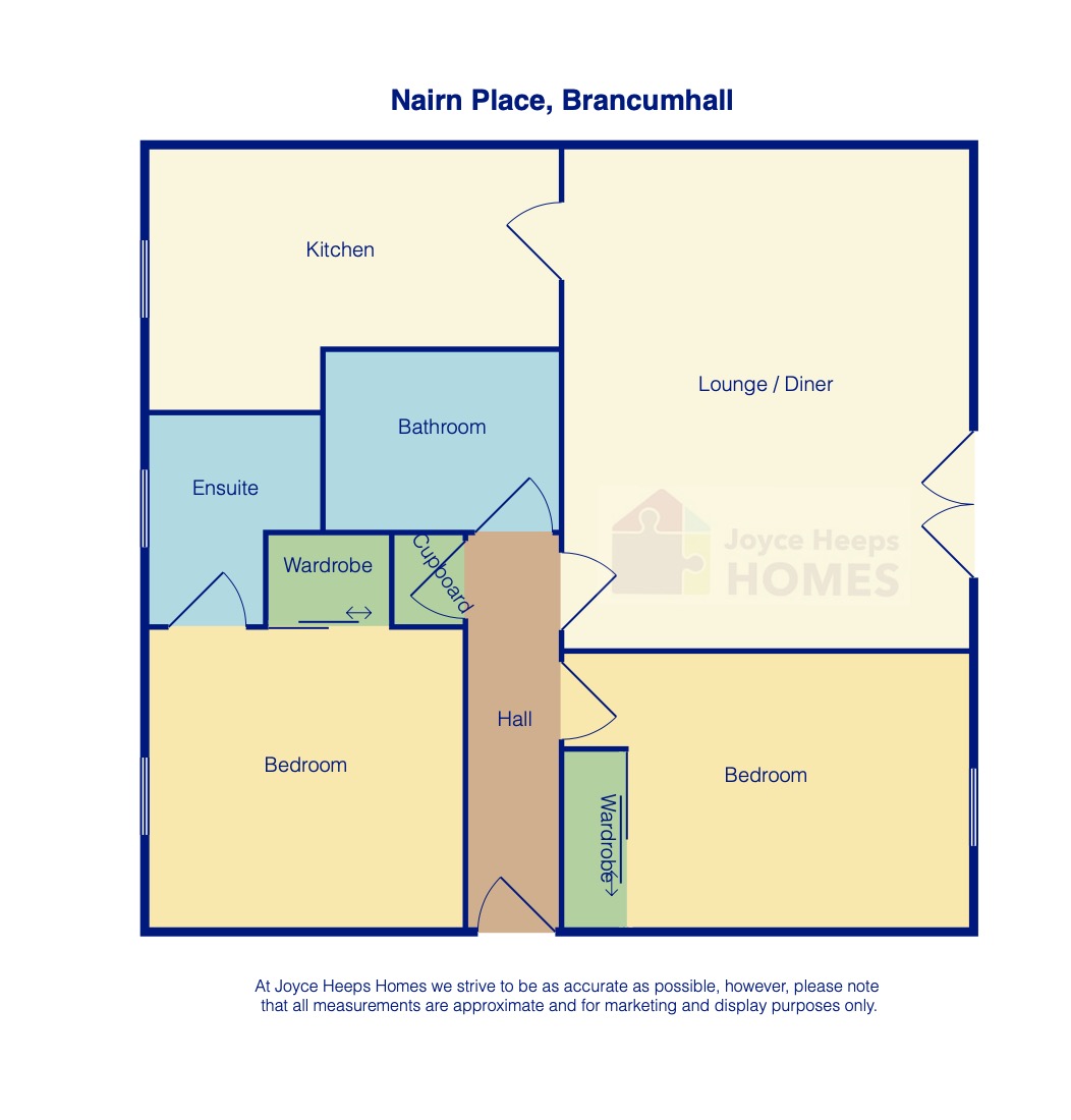 Nairn Place, Brancumhall, East Kilbride G74, 2 bedroom flat for sale