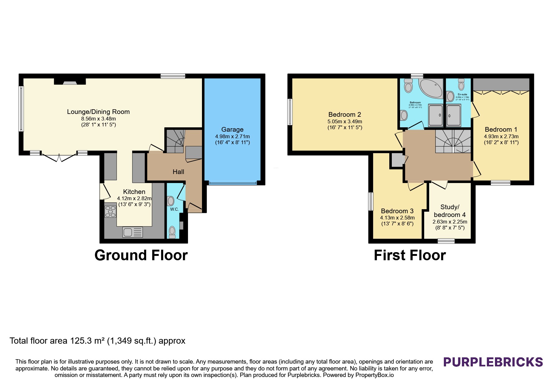 32, Sun Street, Biggleswade floorplan