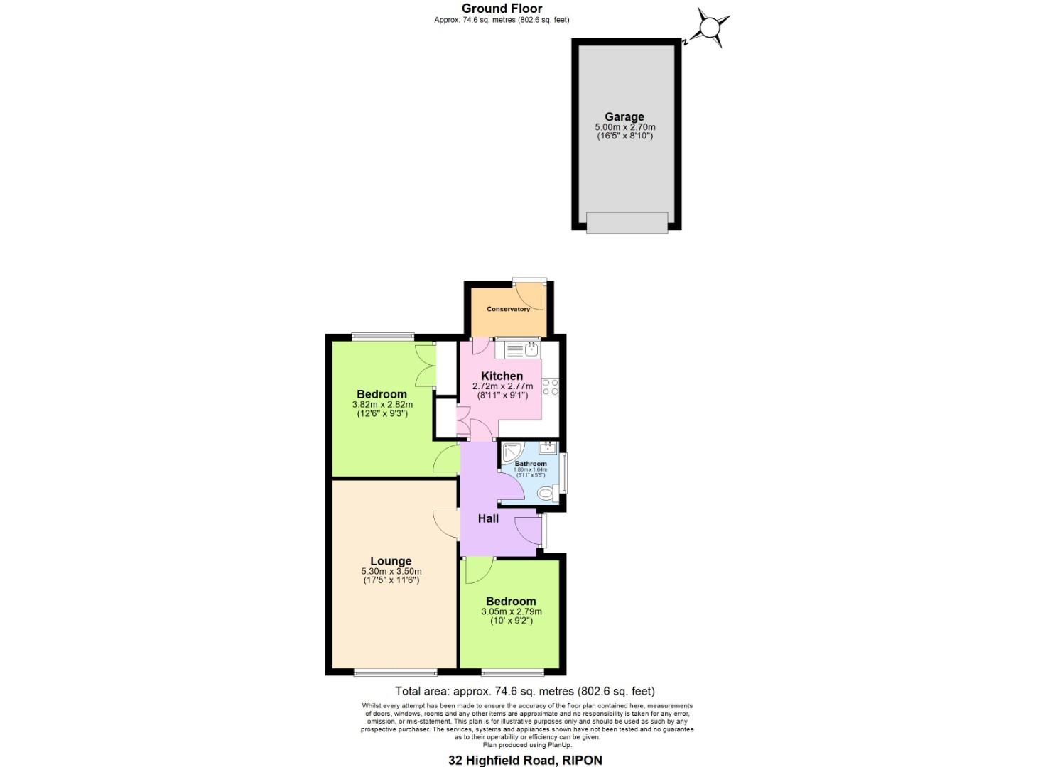 32, Highfield Road, Ripon floorplan