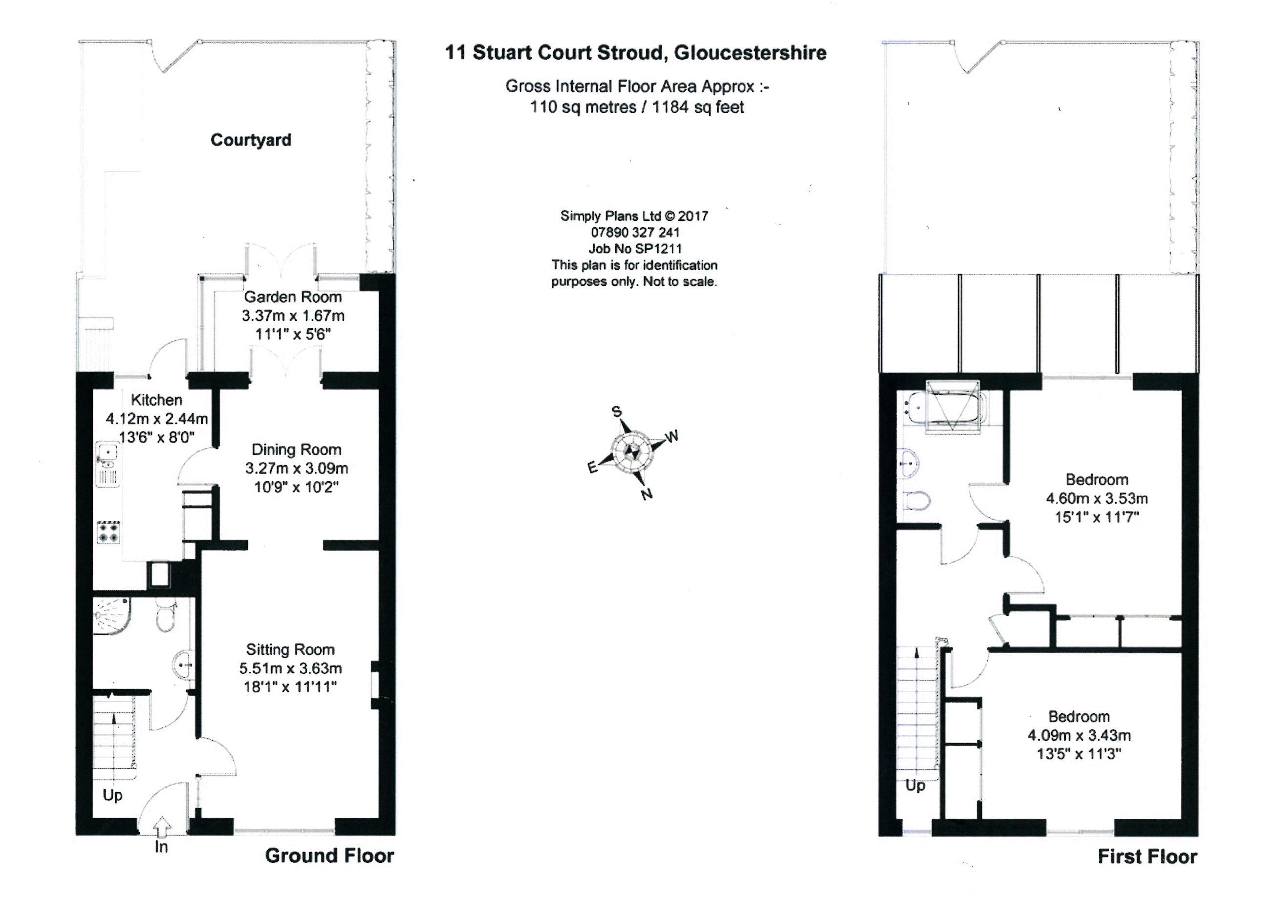 2 Bedrooms  for sale in Stuart Court, Minchinhampton, Gloucestershire GL6