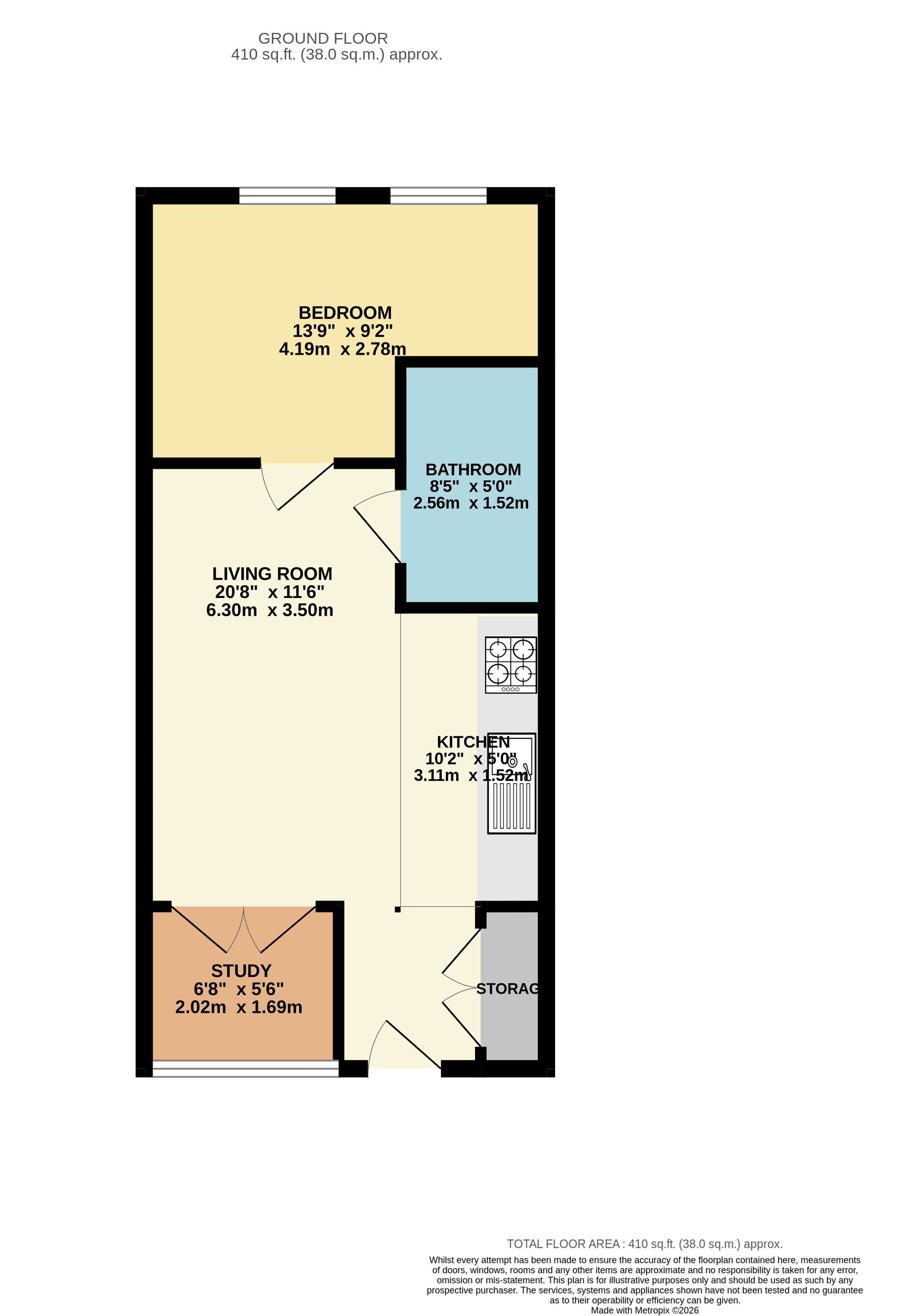 Apt 22, St Marys Gate, Stockport floorplan