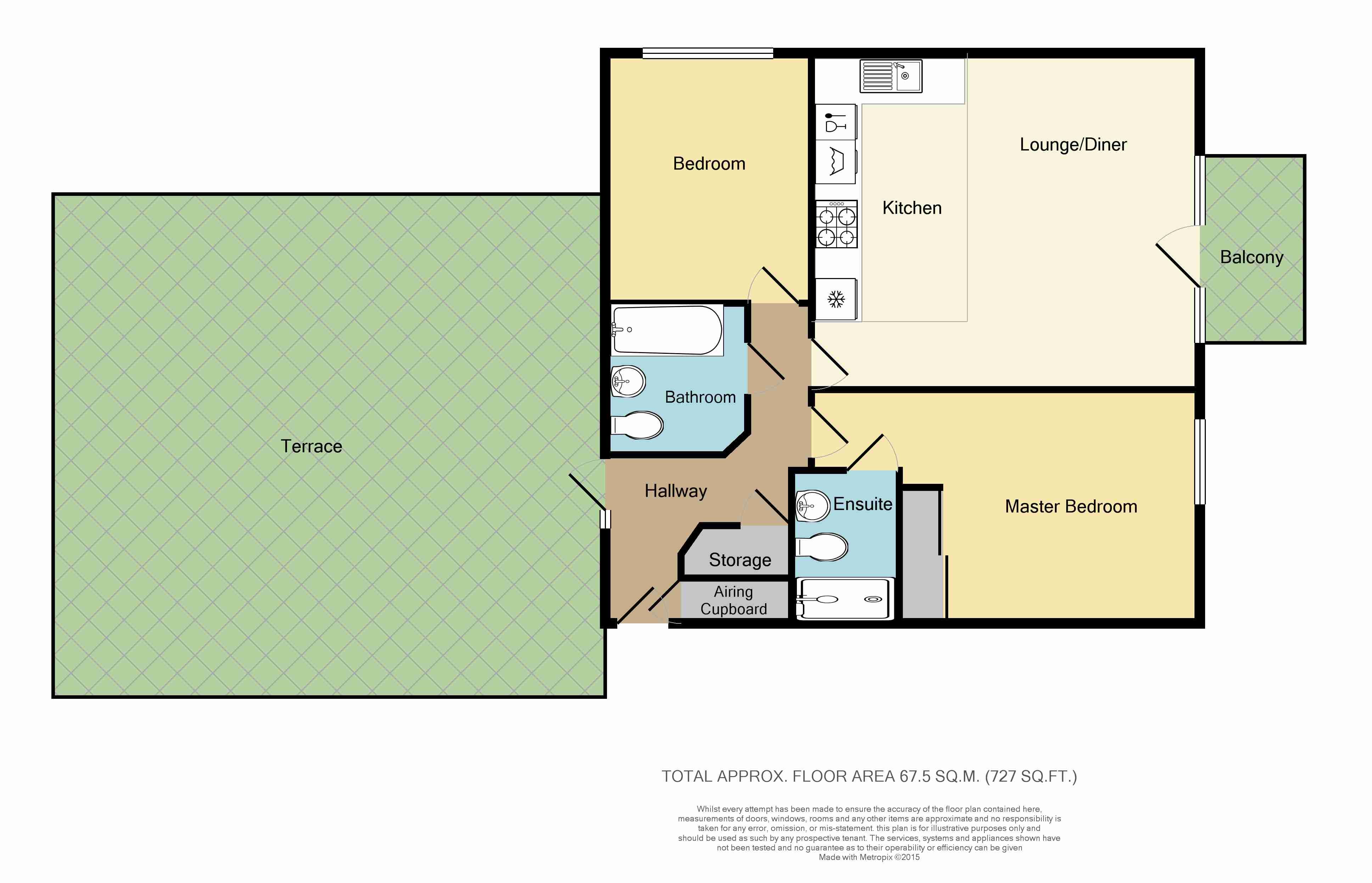 2 Bedrooms Flat to rent in Scholars Walk, Cambridge CB4