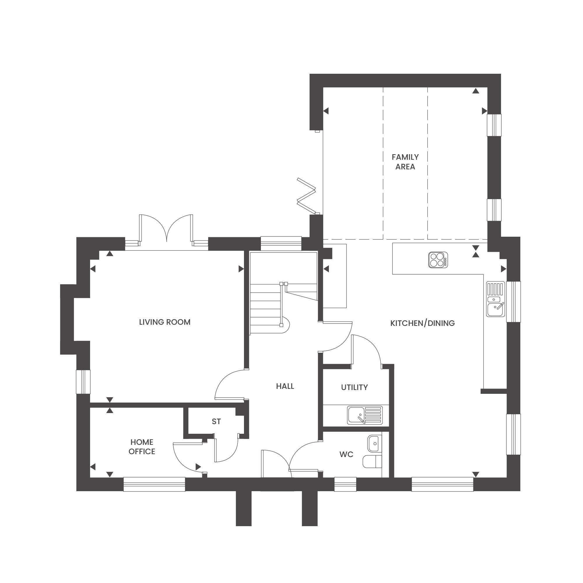 Haybourne House,, 1 Blackthorn, Crowle floorplan