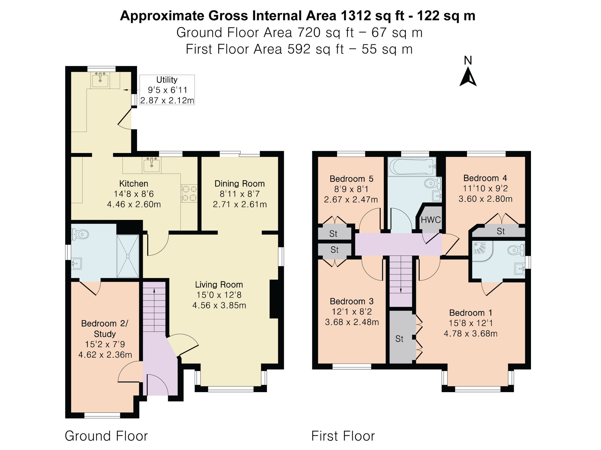 3 Muriel Close, Ipswich floorplan
