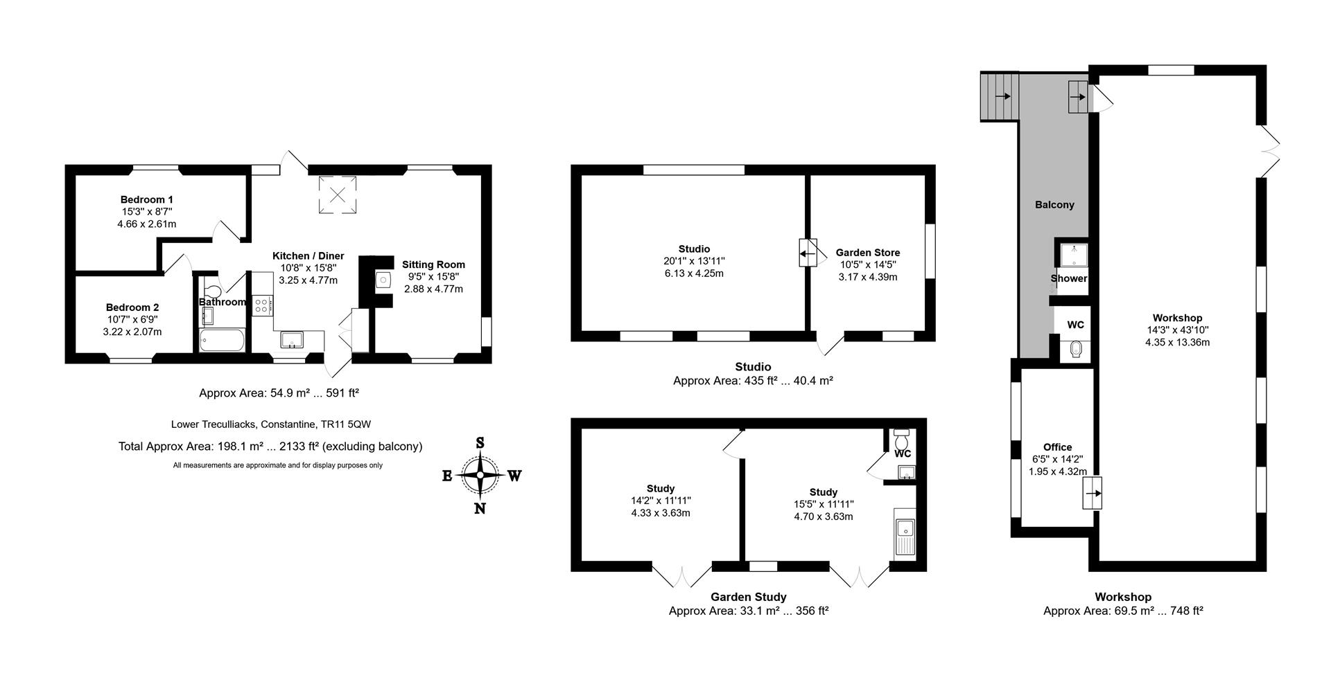 Windmill Cottage, Falmouth floorplan
