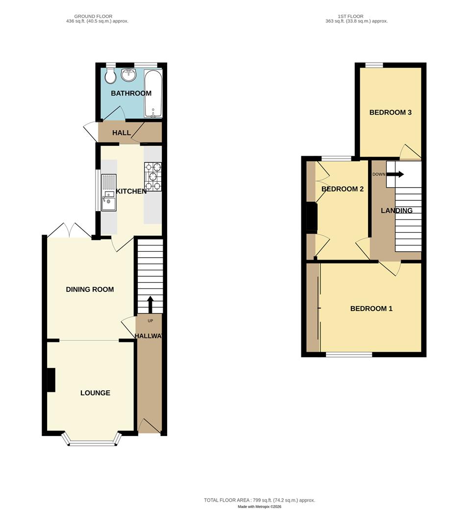 40, Air Balloon Road, Bristol floorplan