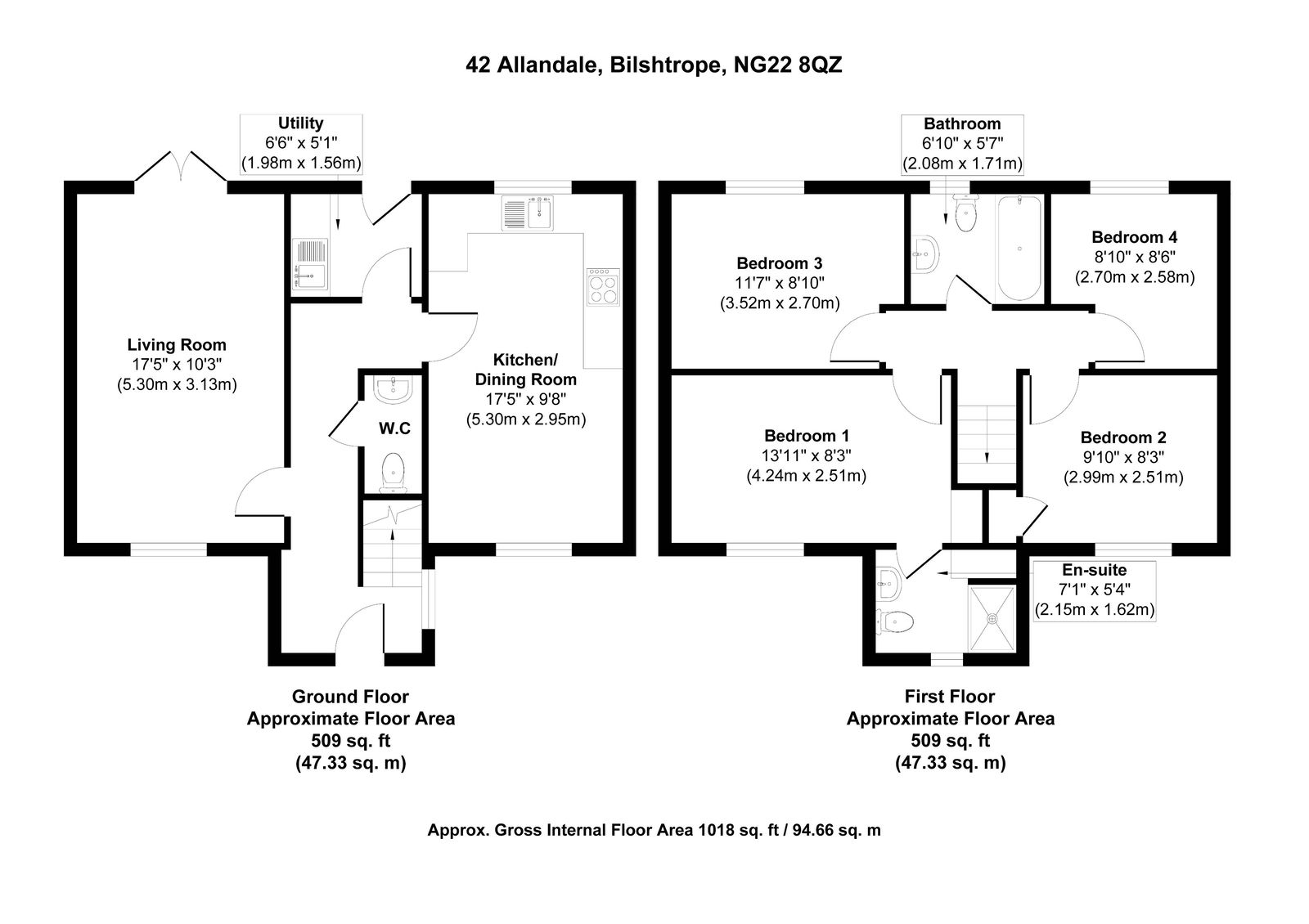 42, Allan Dale, Newark floorplan