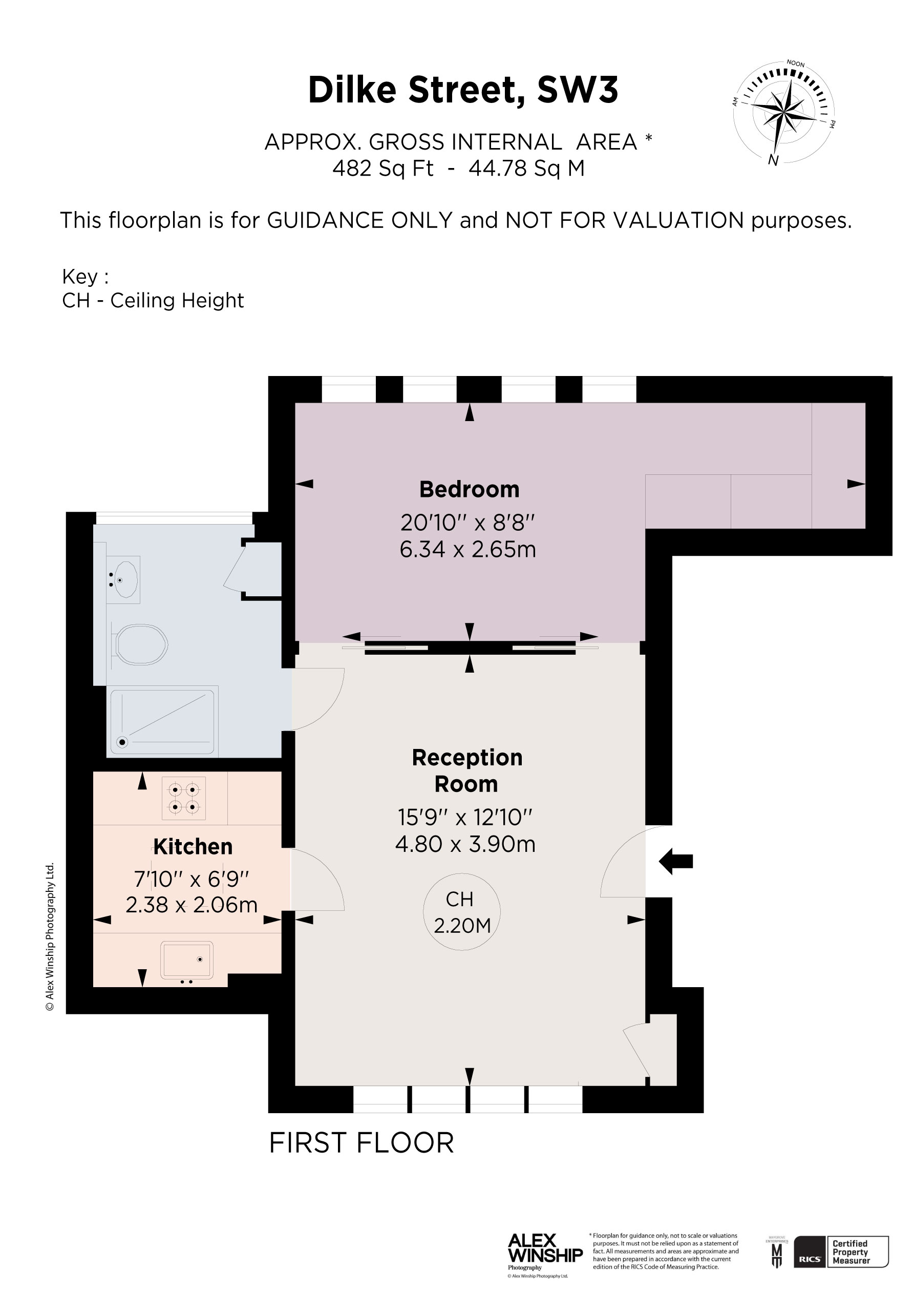 5a, Dilke Street, London floorplan
