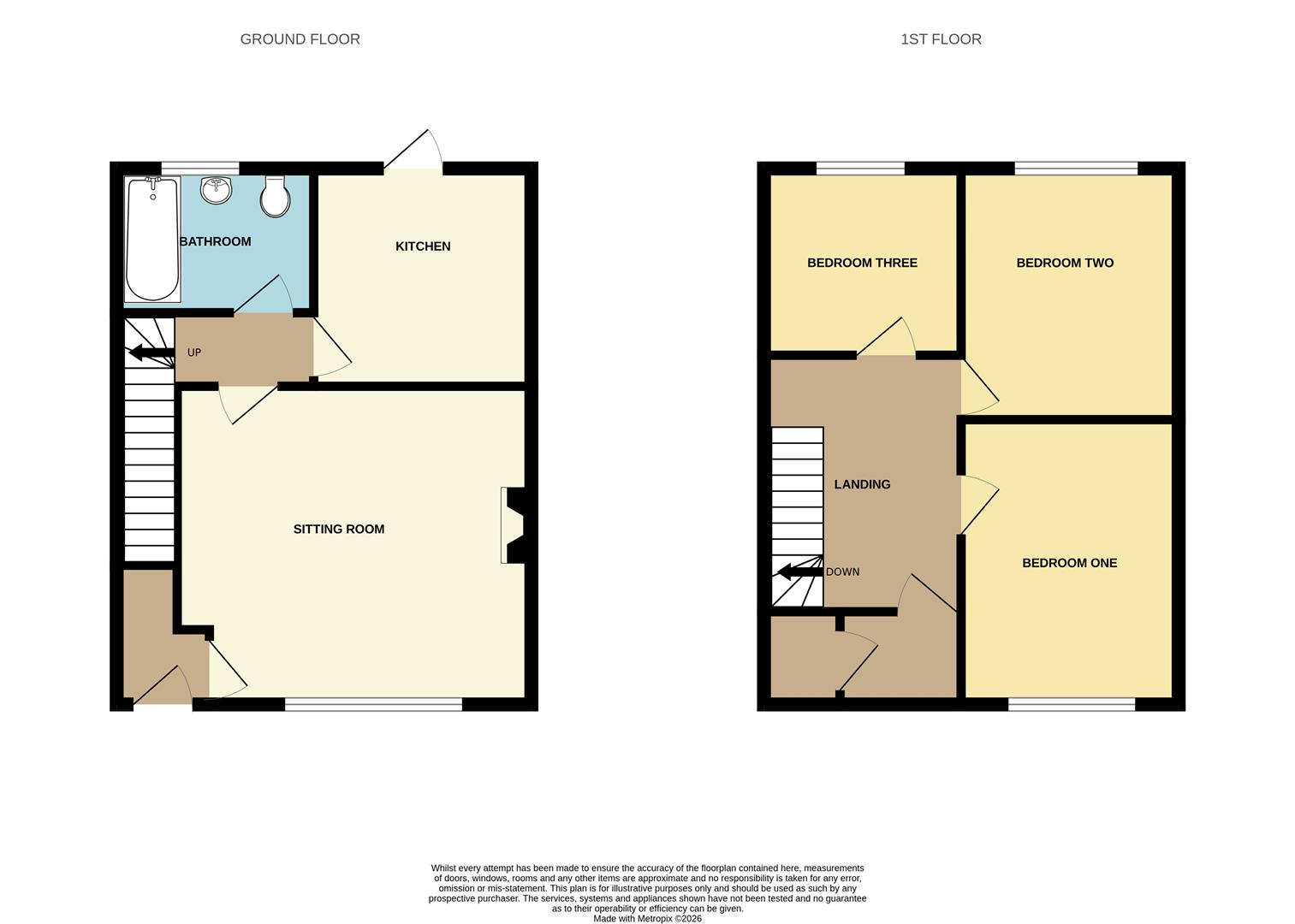 6, Winifreds Drive, Telford floorplan
