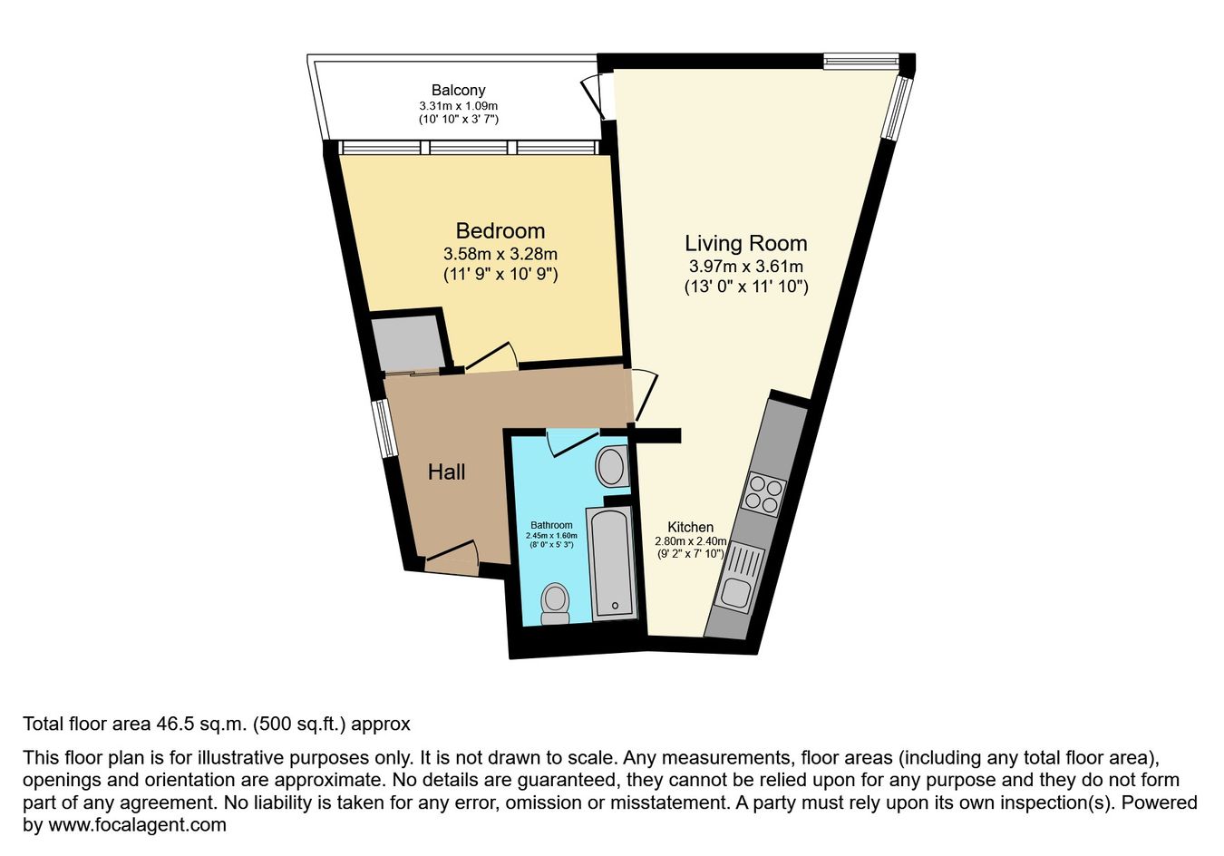 97, Kelvin Gate, Bracknell floorplan