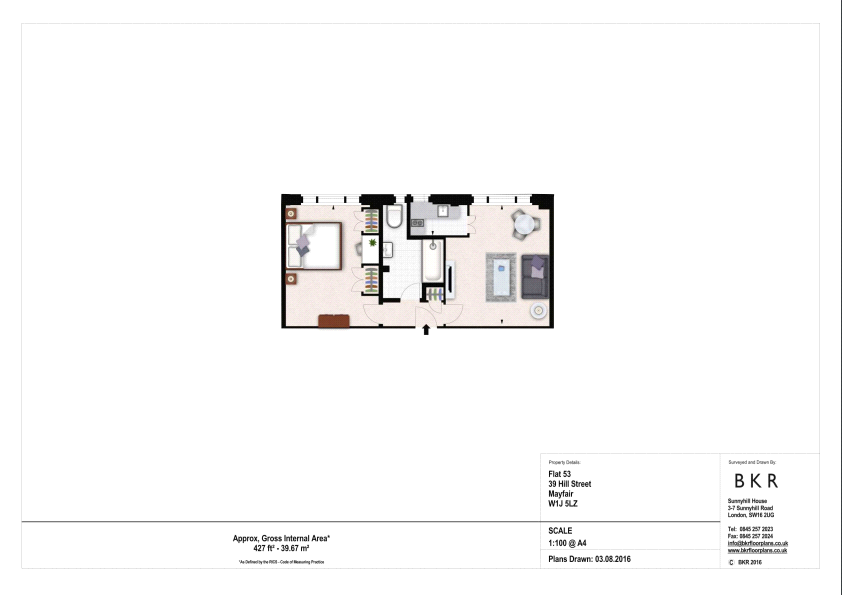 1 Bedrooms Flat to rent in Hill Street, London W1J