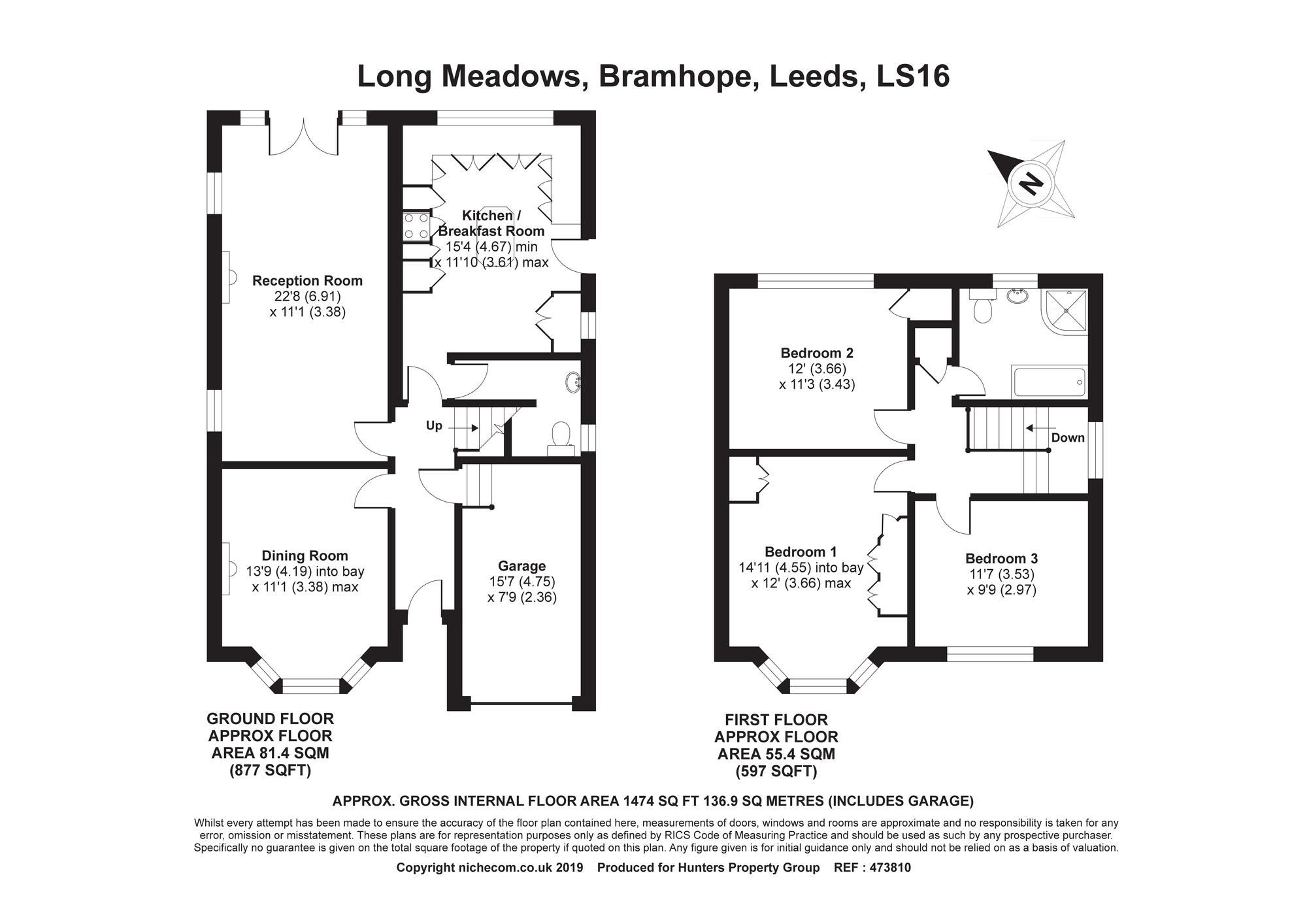 3 Bedrooms Detached house for sale in Long Meadows, Bramhope, Leeds LS16