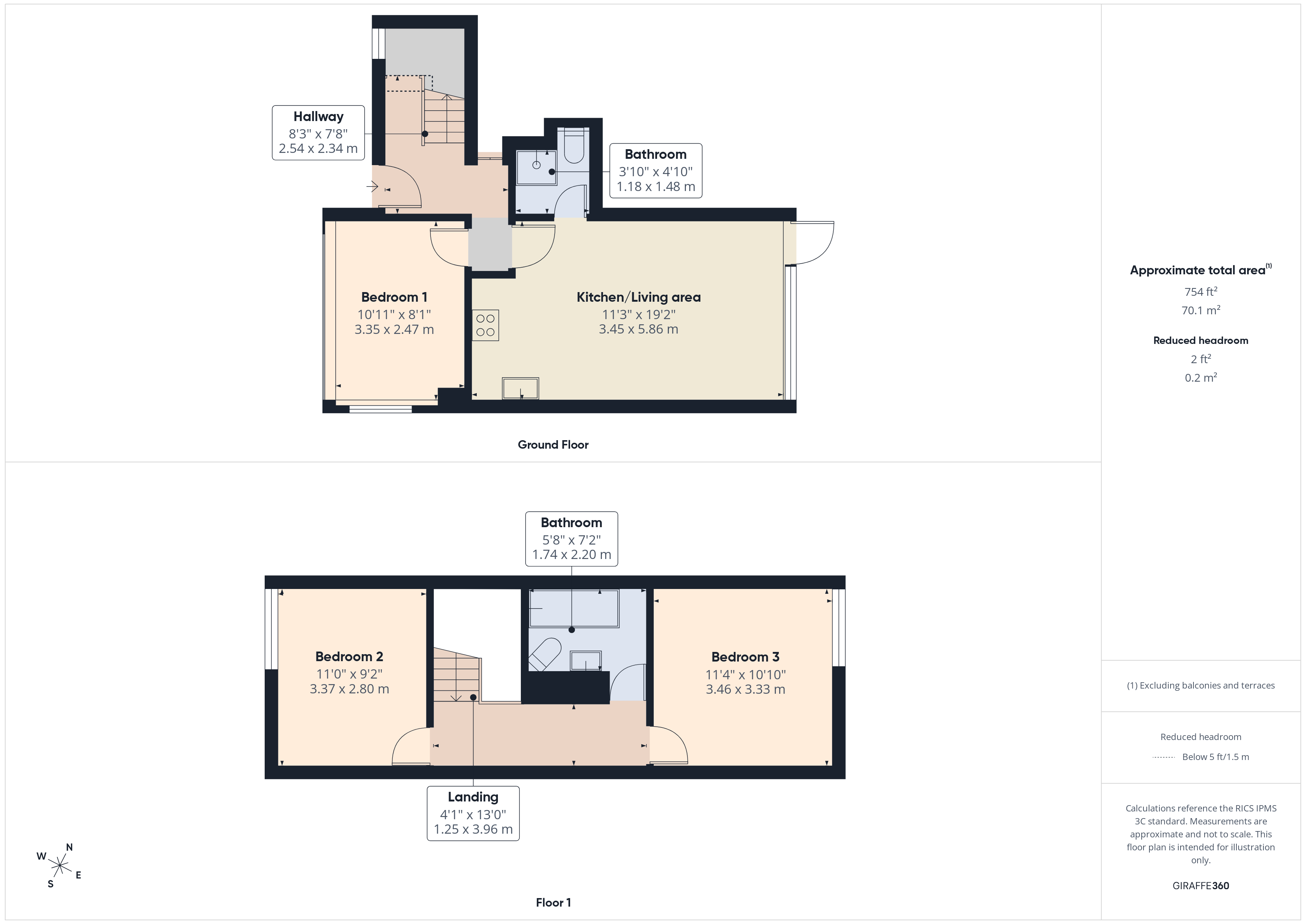 Holliday Square, London floorplan