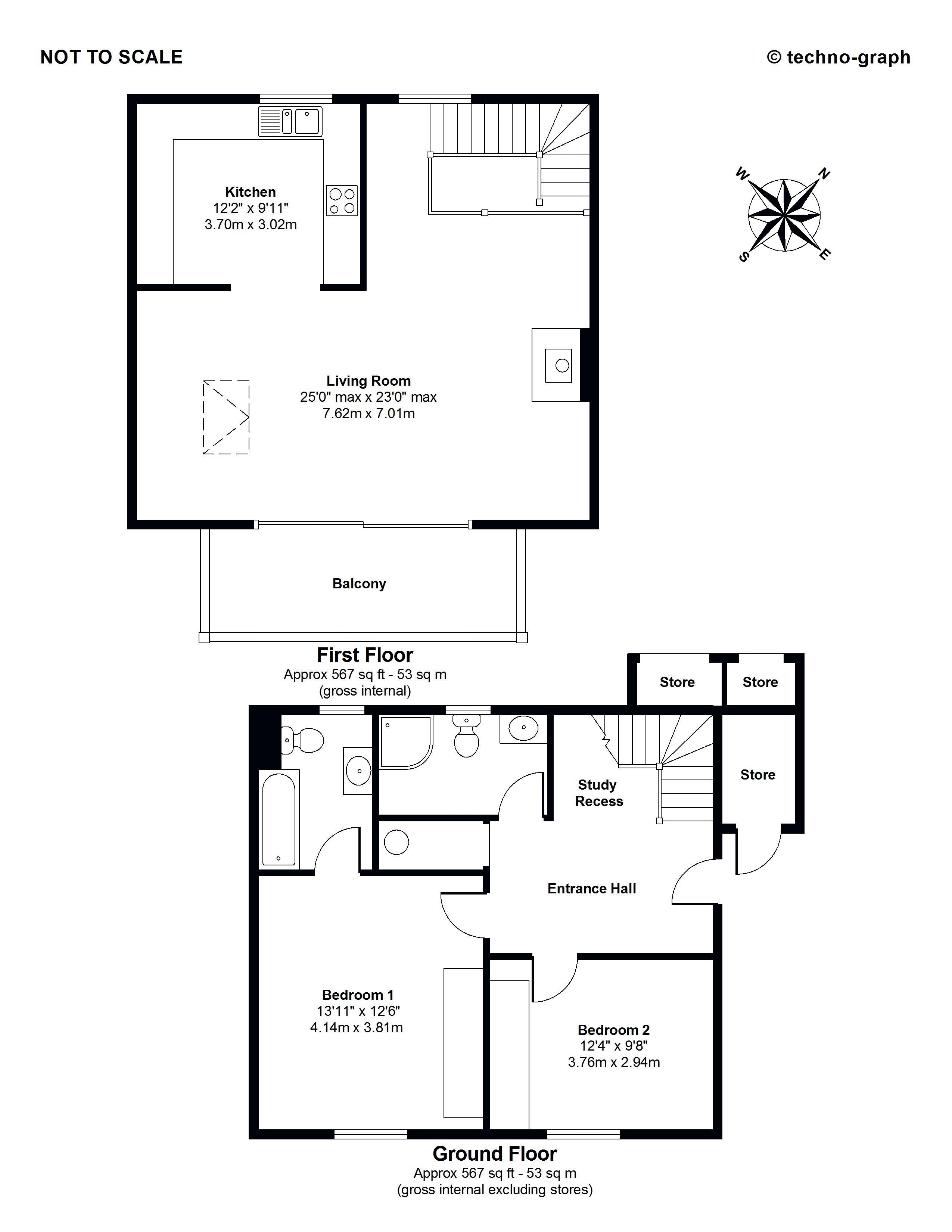 2 Bedrooms Detached house to rent in Harleyford, Henley Road, Marlow SL7