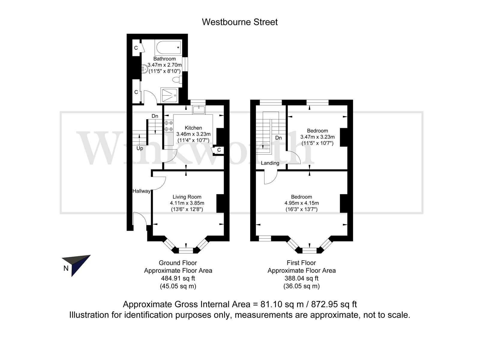 64, Westbourne Street, Hove floorplan