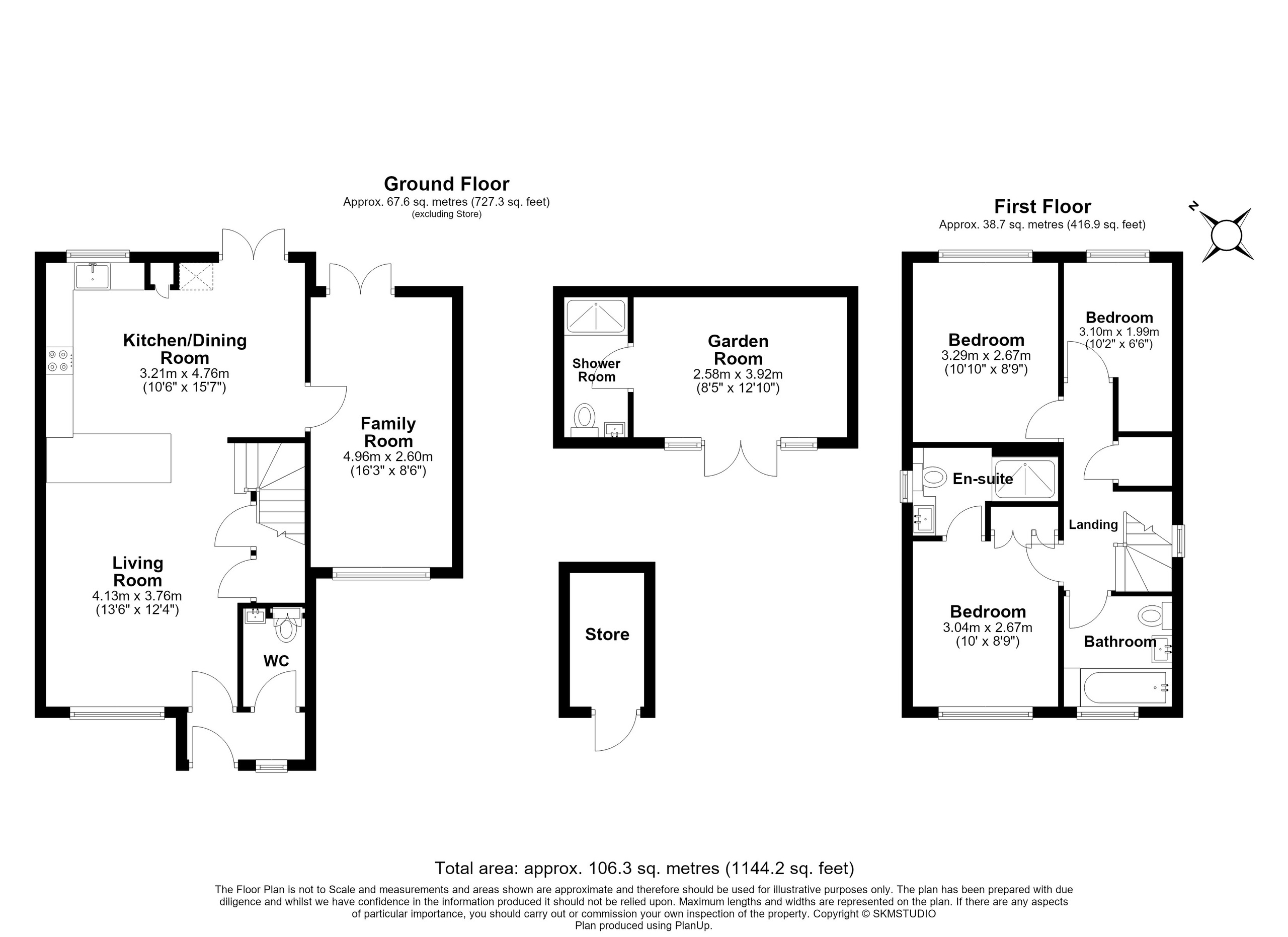 9 Bullfinch Gardens, Aylesbury floorplan