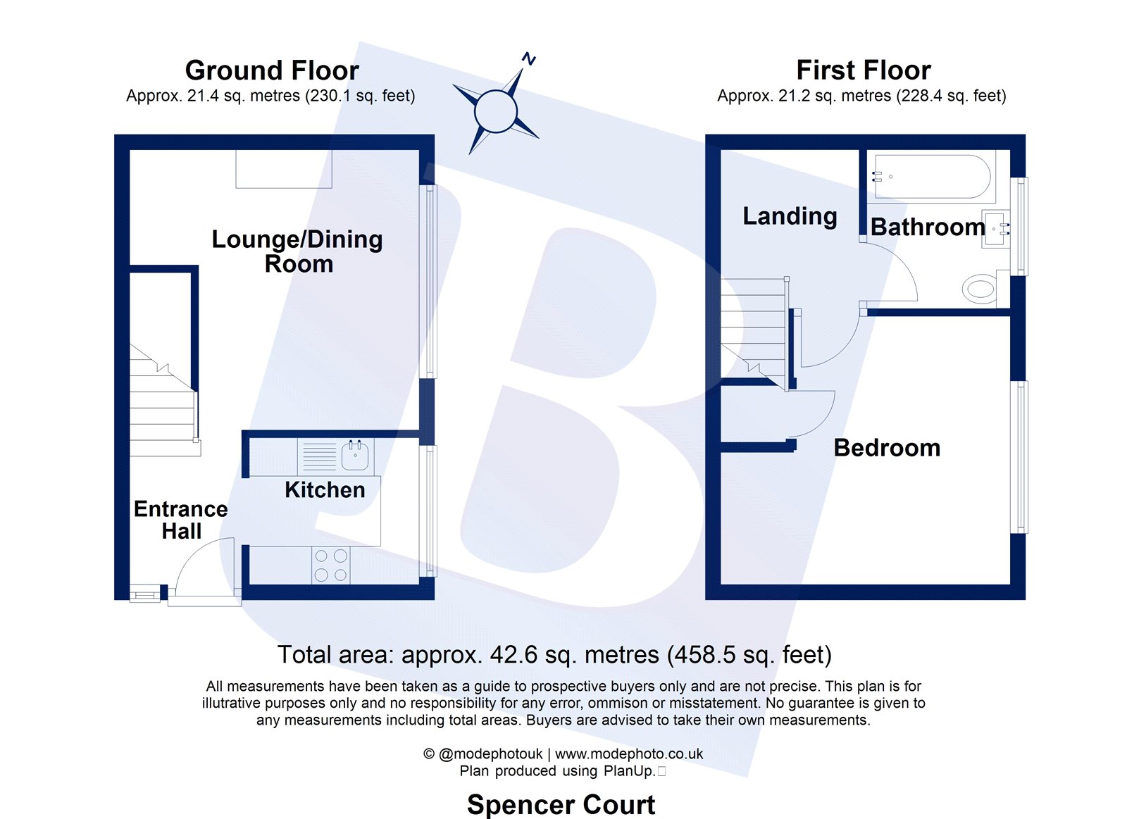 20, Spencer Court, Chelmsford floorplan