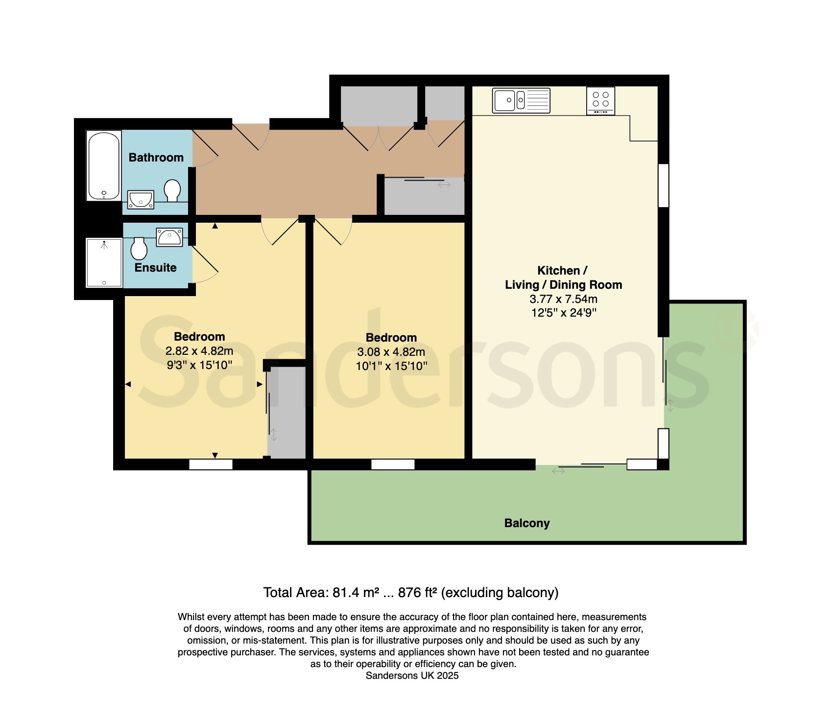1  Flat 51, Leacon Road, Ashford floorplan