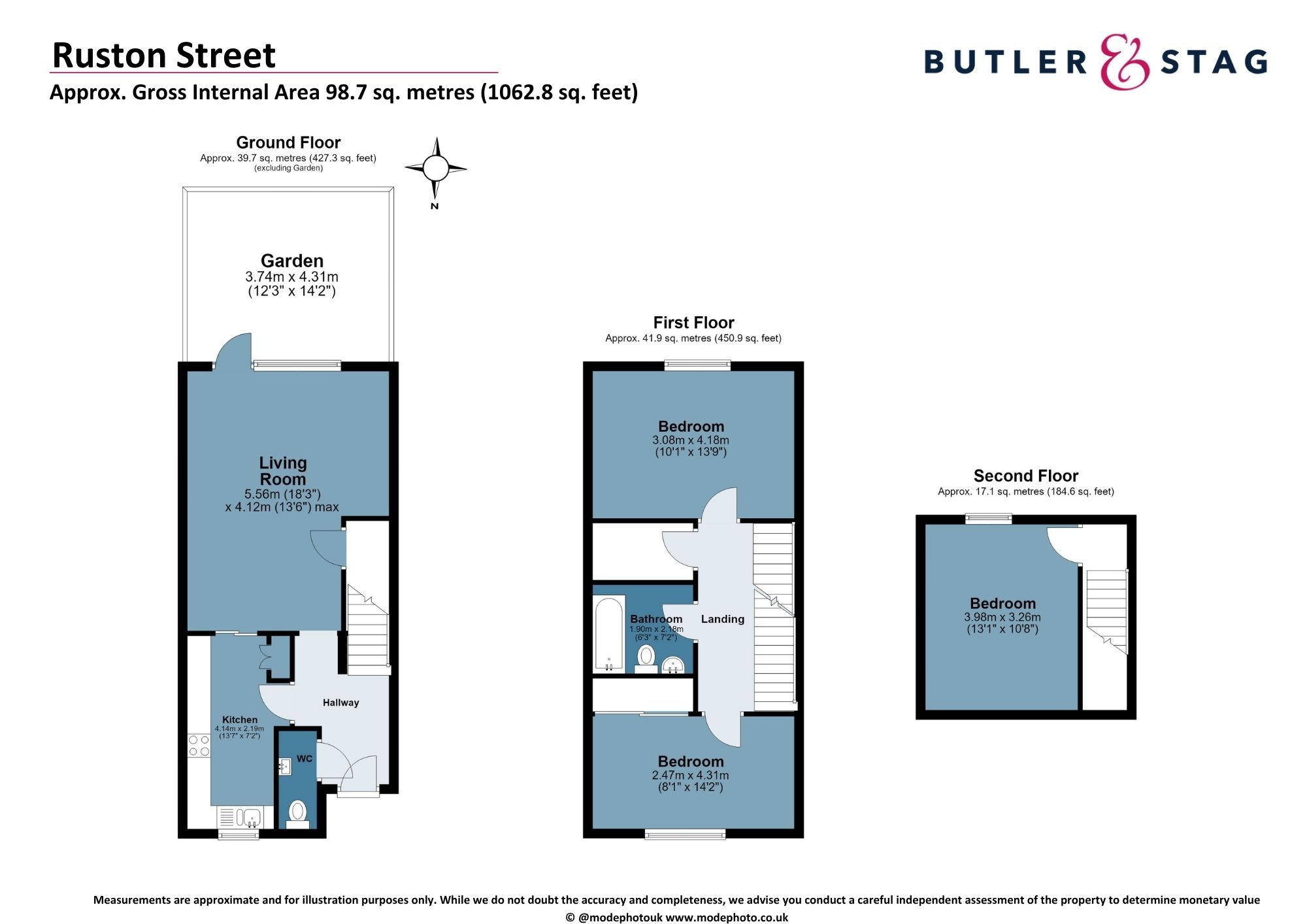 36 Ruston Street, London floorplan