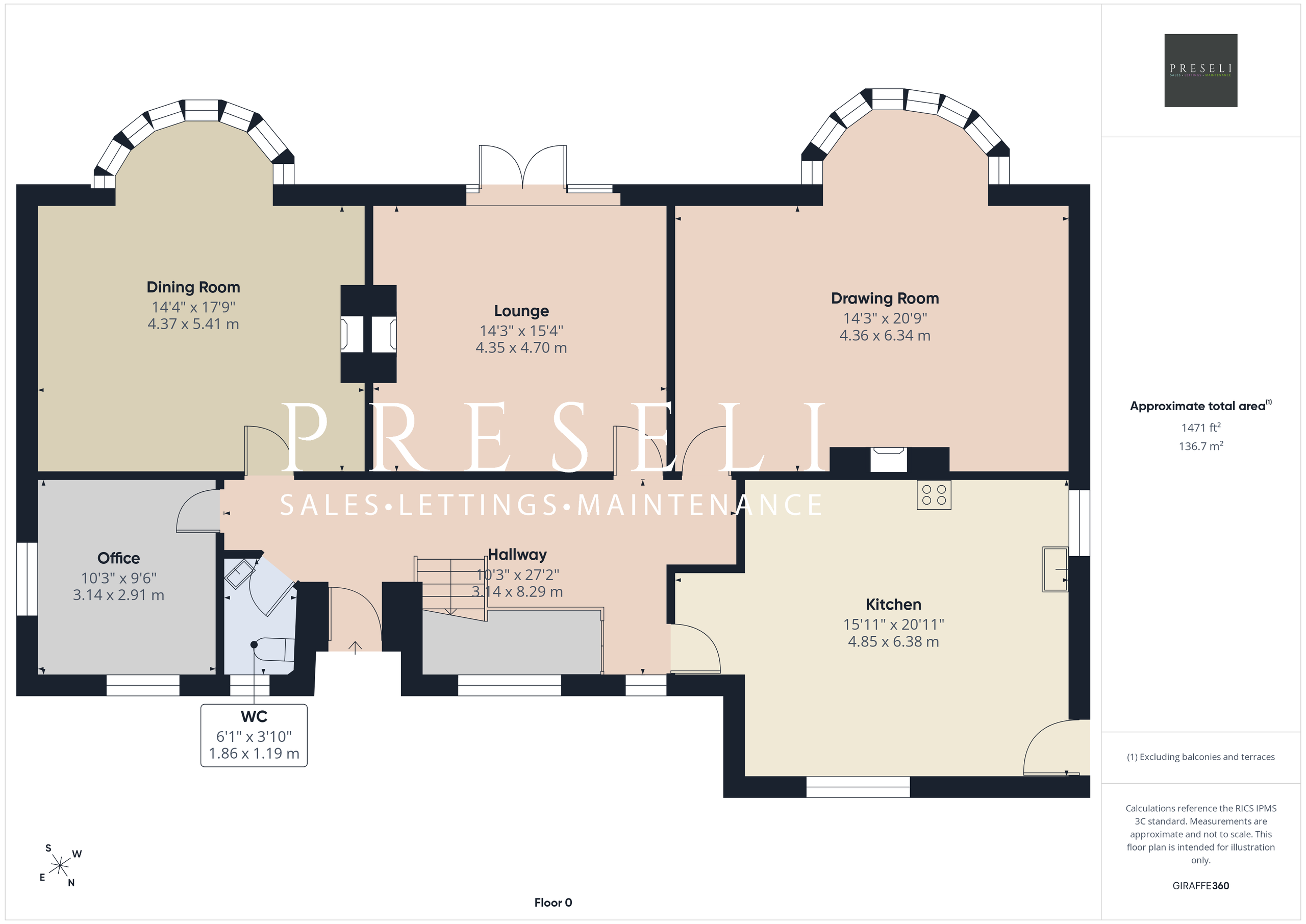 St Giles, Haverfordwest floorplan