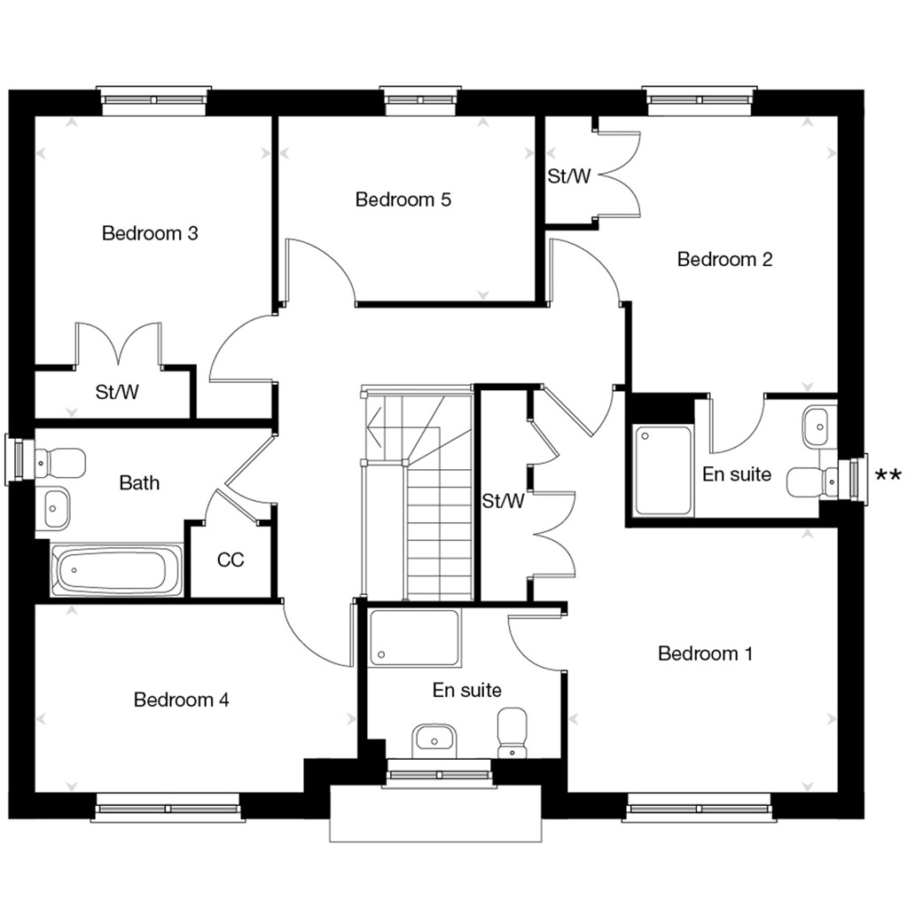 "The Wayford Plot 114" at West Road, Sawbridgeworth CM21, 5 bedroom