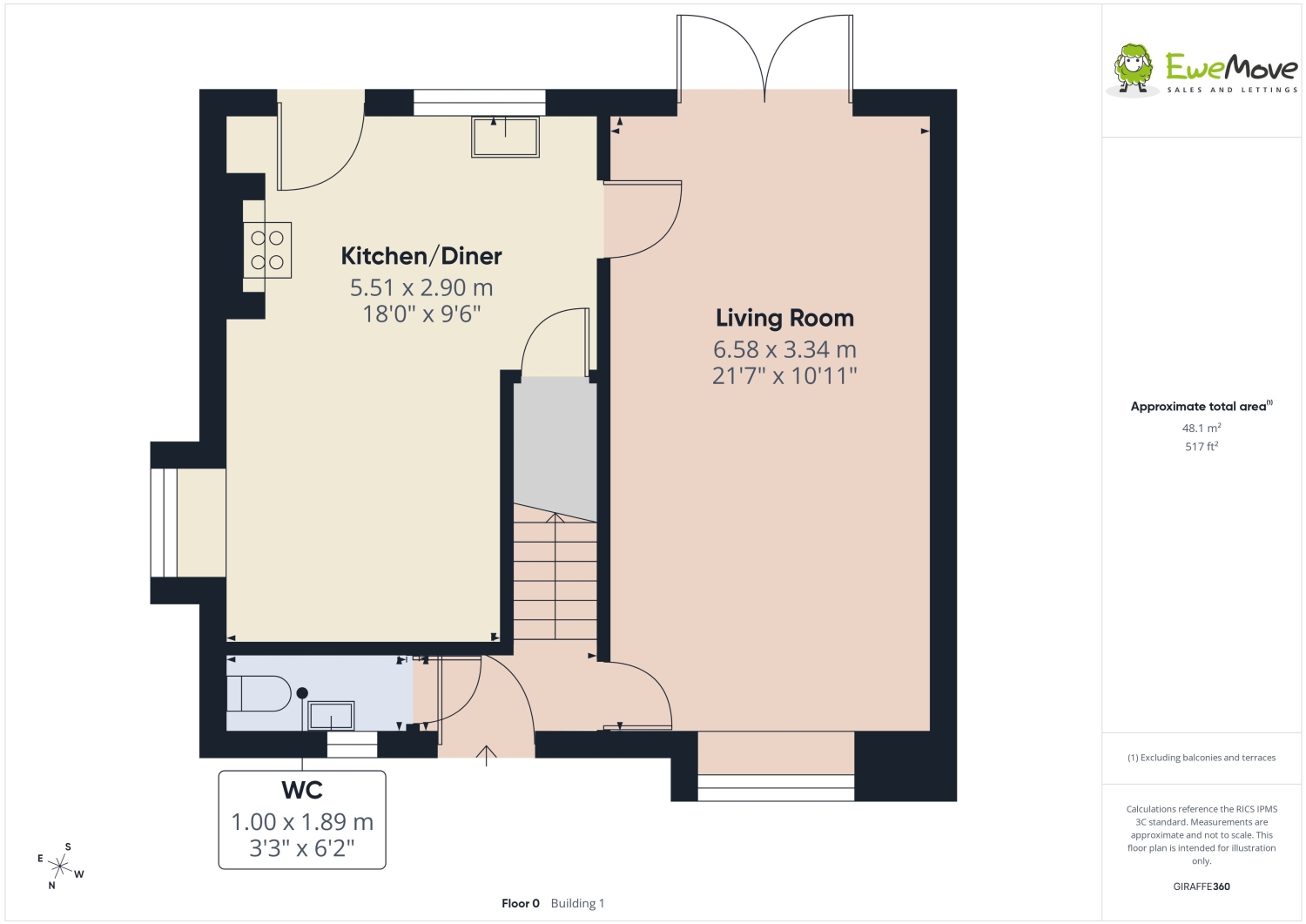 28, Beckside, York floorplan