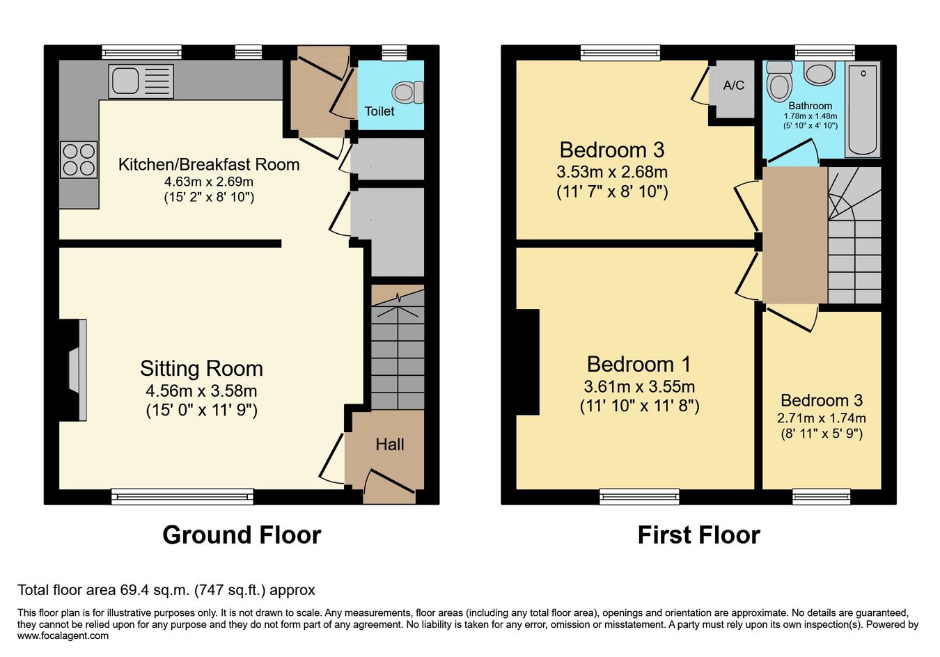 19, Landmead, Glastonbury floorplan