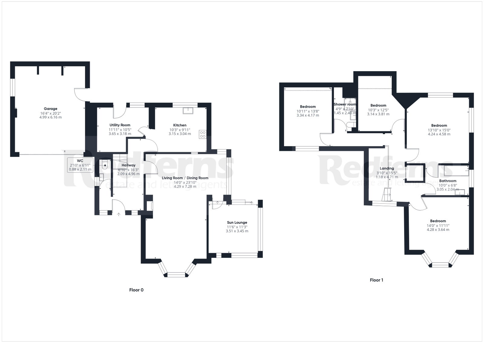 Broad Hayes, Toadpit Lane, Ottery St. Mary floorplan