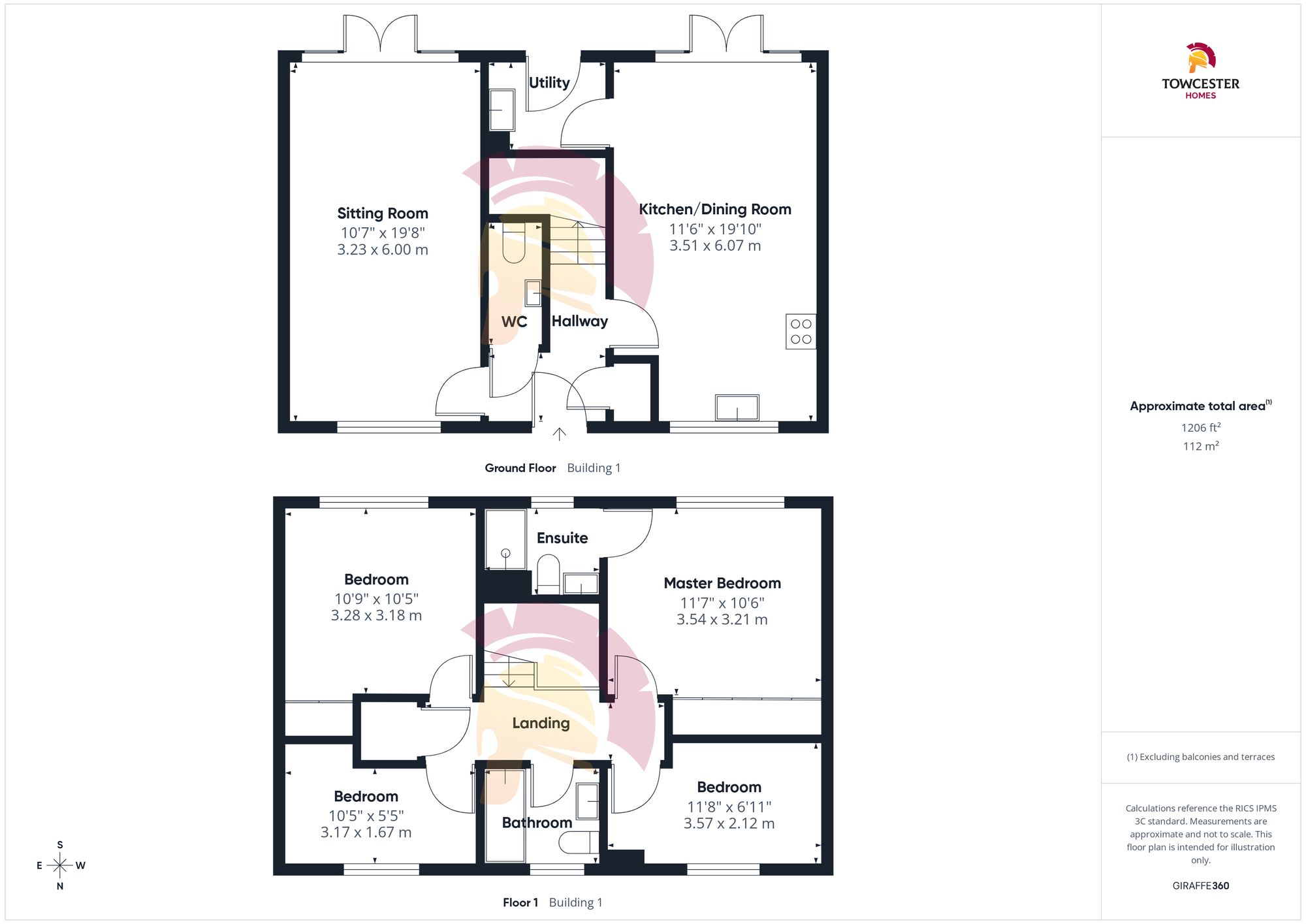 3 Plantation Lane, Towcester floorplan