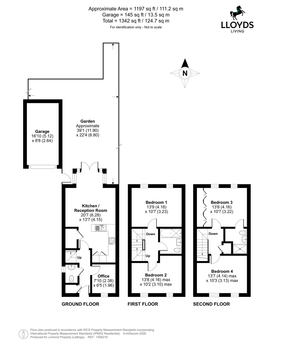 9 Beadles Place, Abbey Fields, Abingdon floorplan