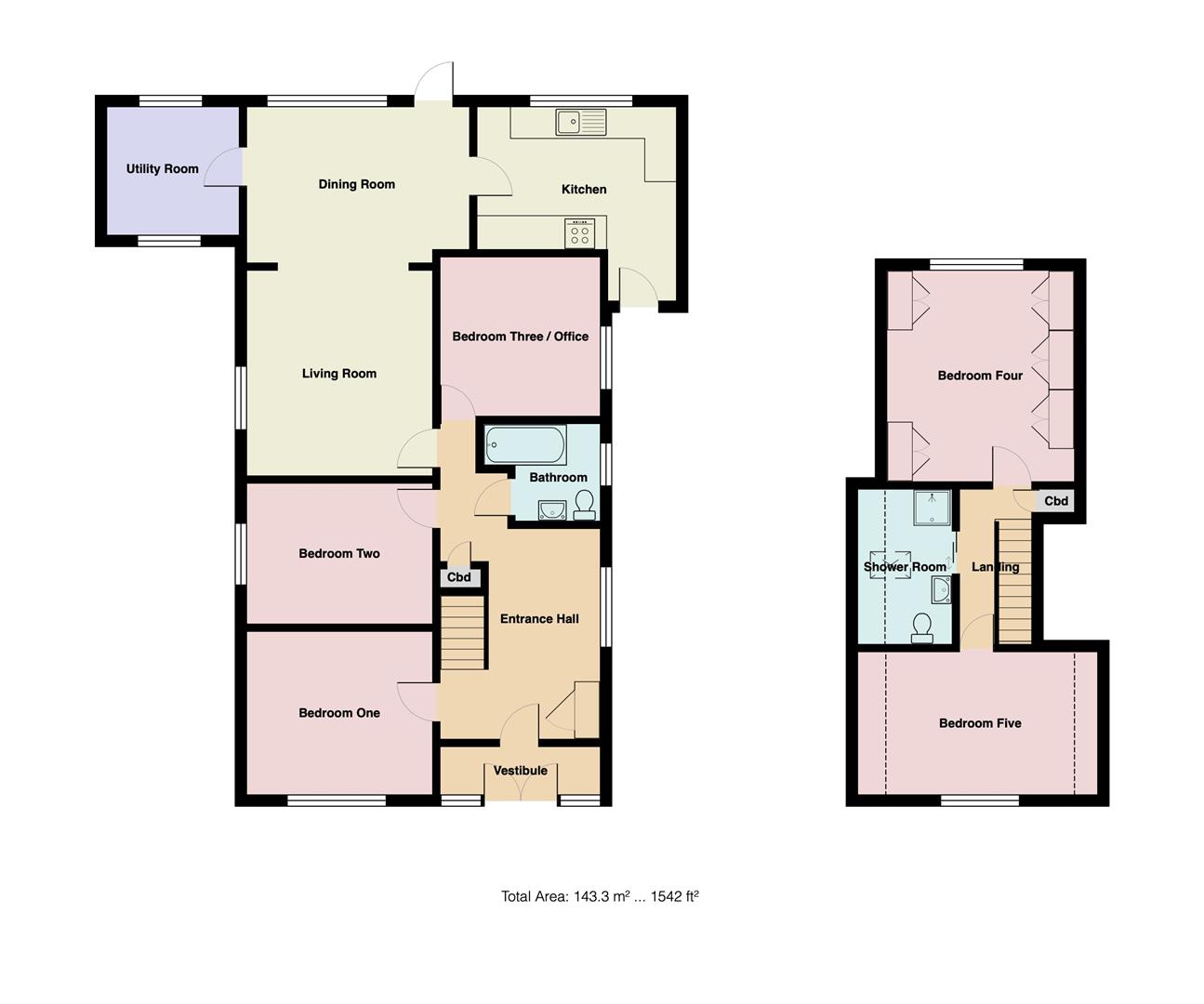 Moorside Road, Brookhouse, Lancaster LA2, 5 bedroom detached bungalow