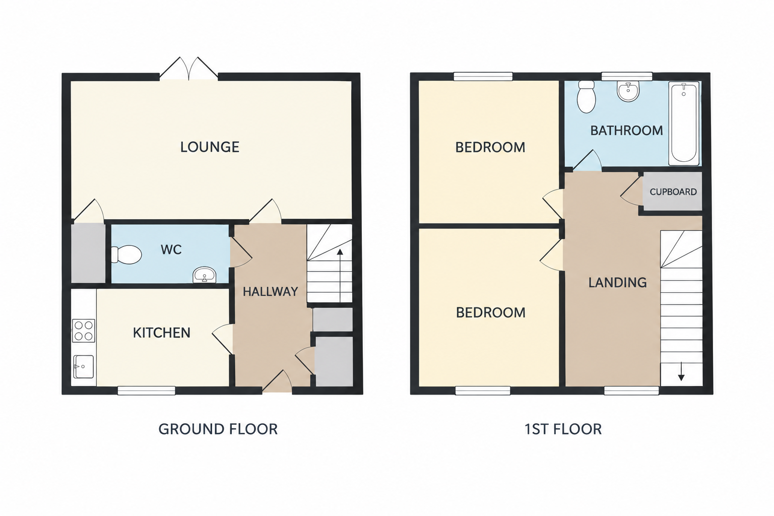 Dunlop Close - 2 Bedroom, Tilbury, Tilbury floorplan