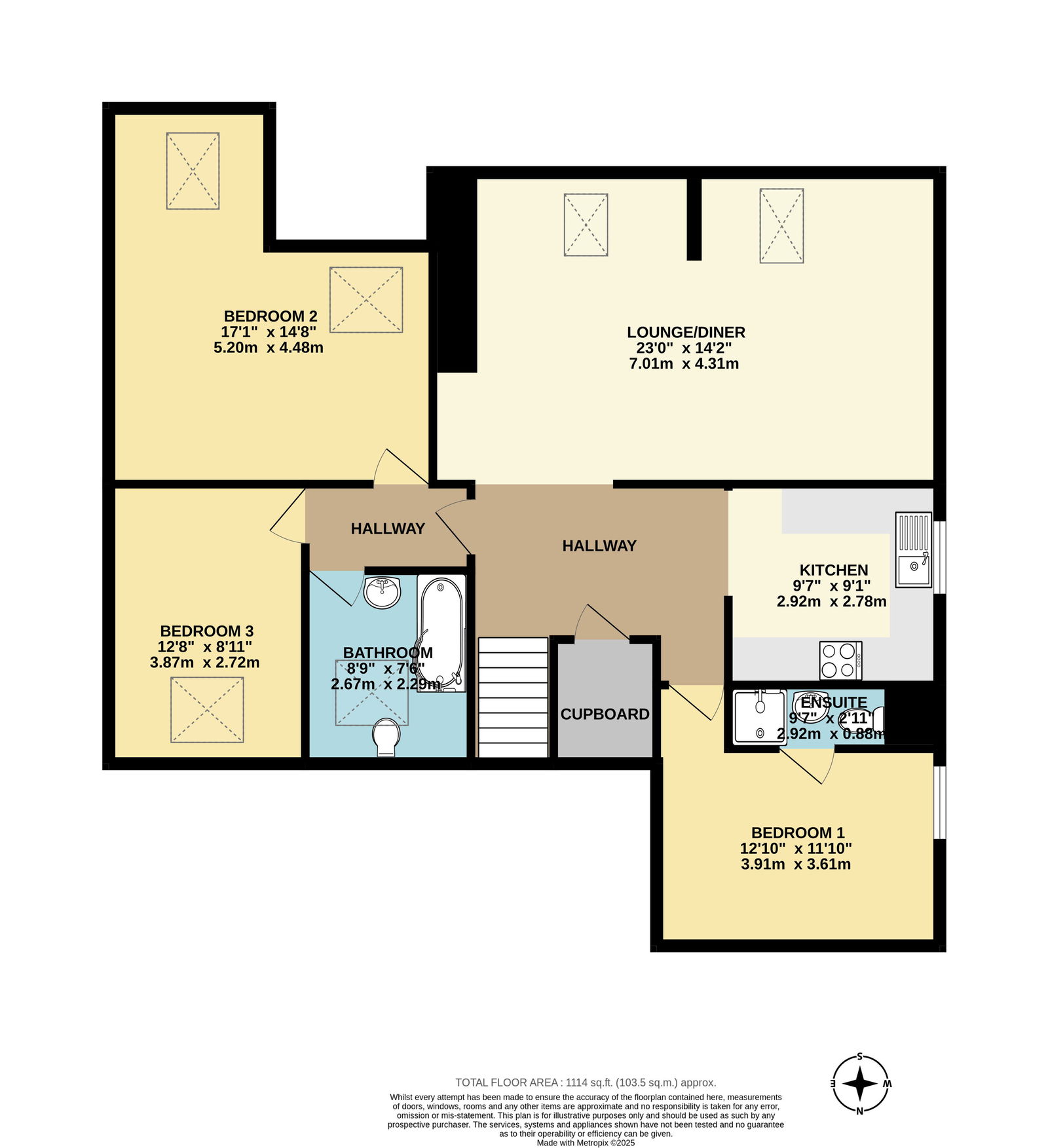 Wingfield Mansions, 82,Flat 14, Molesworth Road, Plymouth floorplan