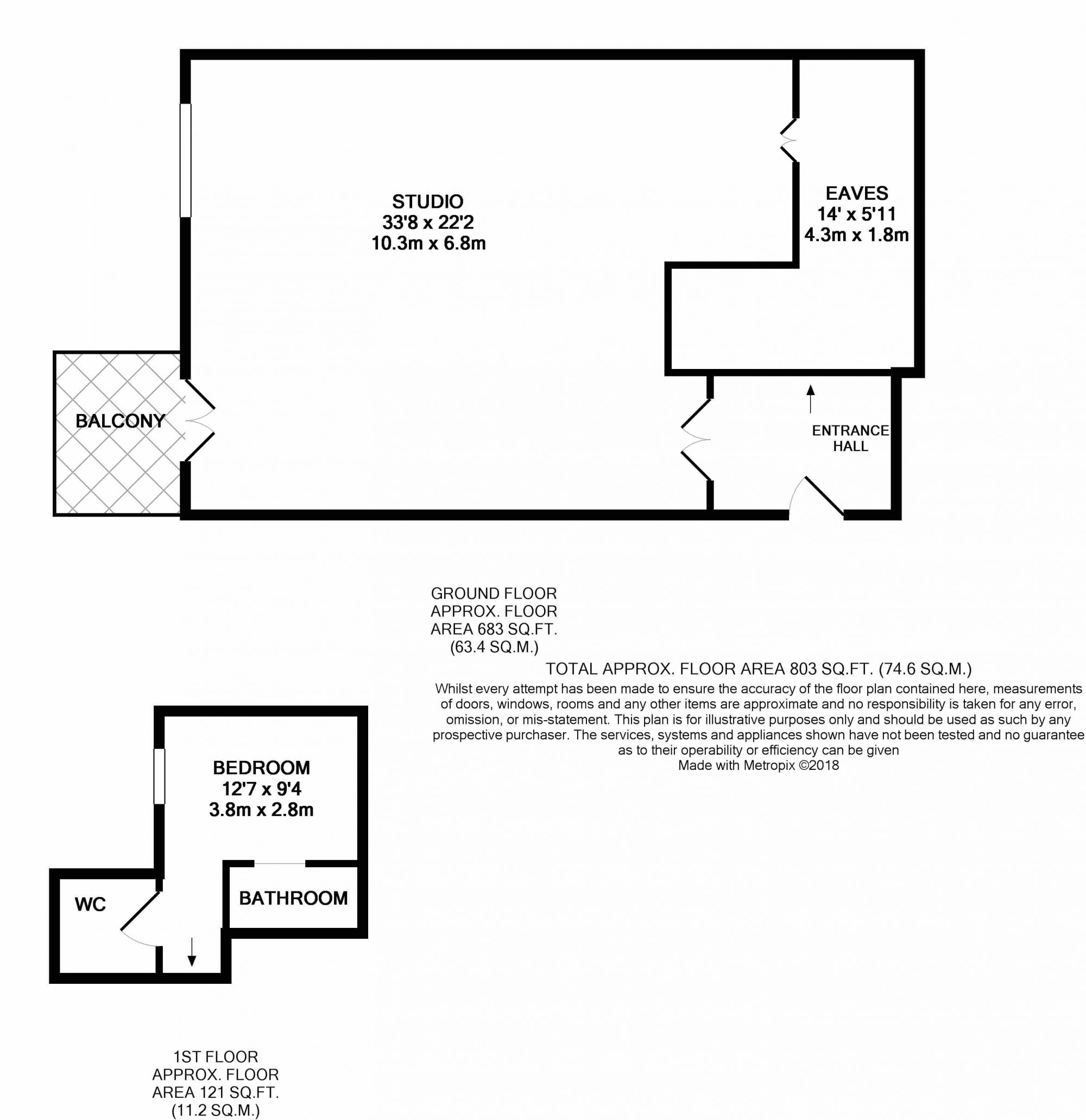 1 Bedrooms Flat to rent in 46 Morris Road, London E14