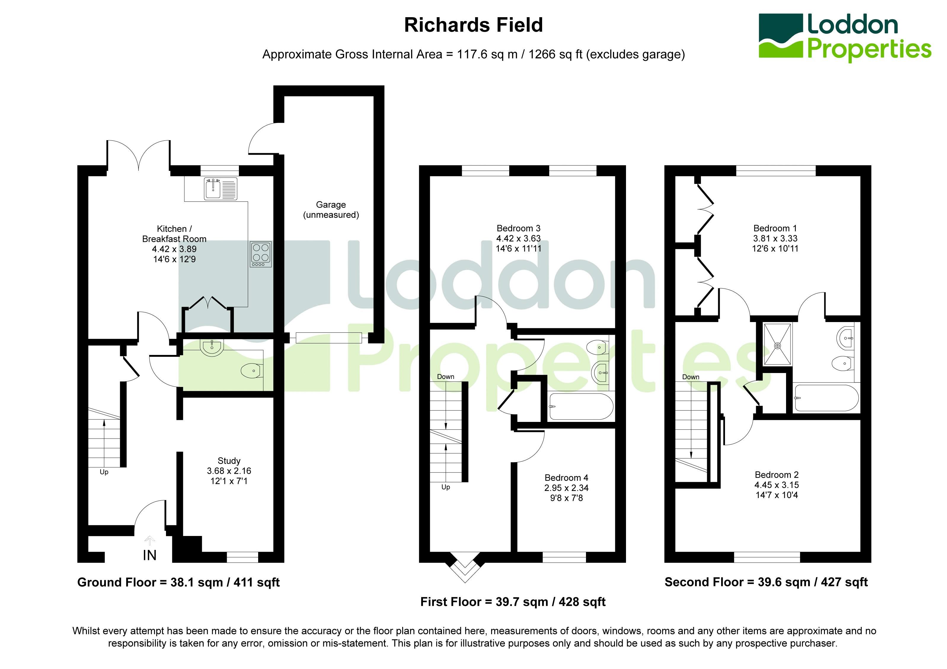 60, Richards Field, Basingstoke floorplan