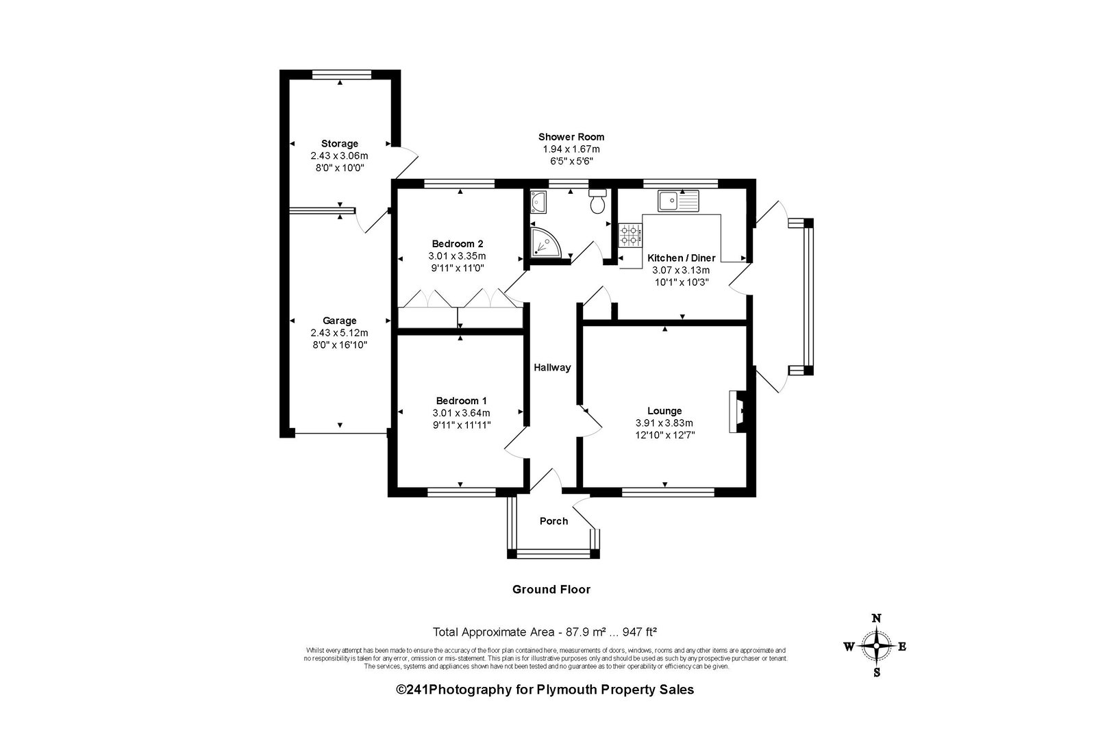 10, Alexandra Drive, Yelverton floorplan
