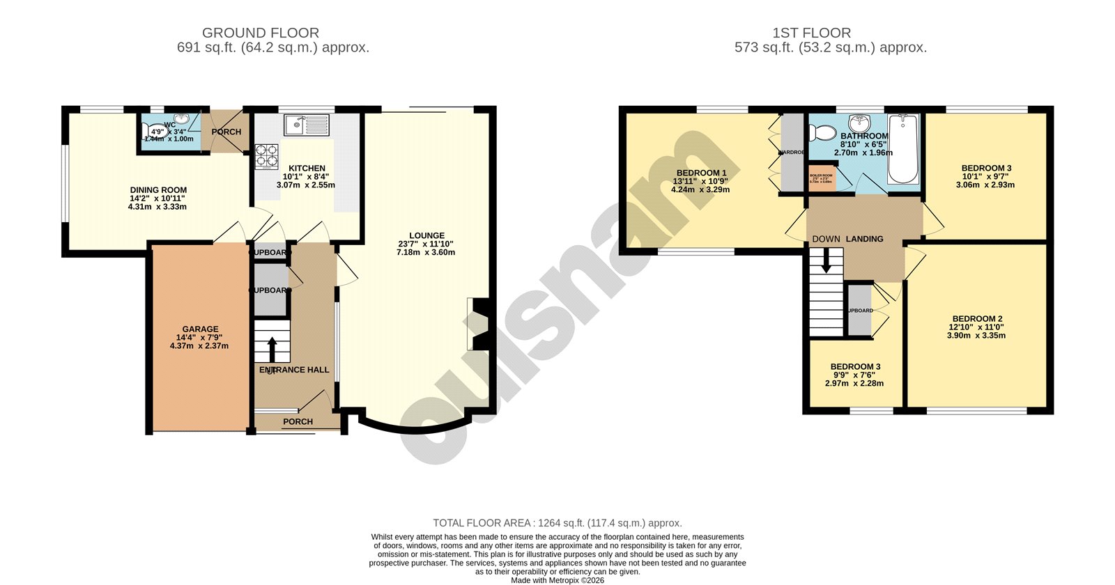 49, Blythesway, Birmingham floorplan