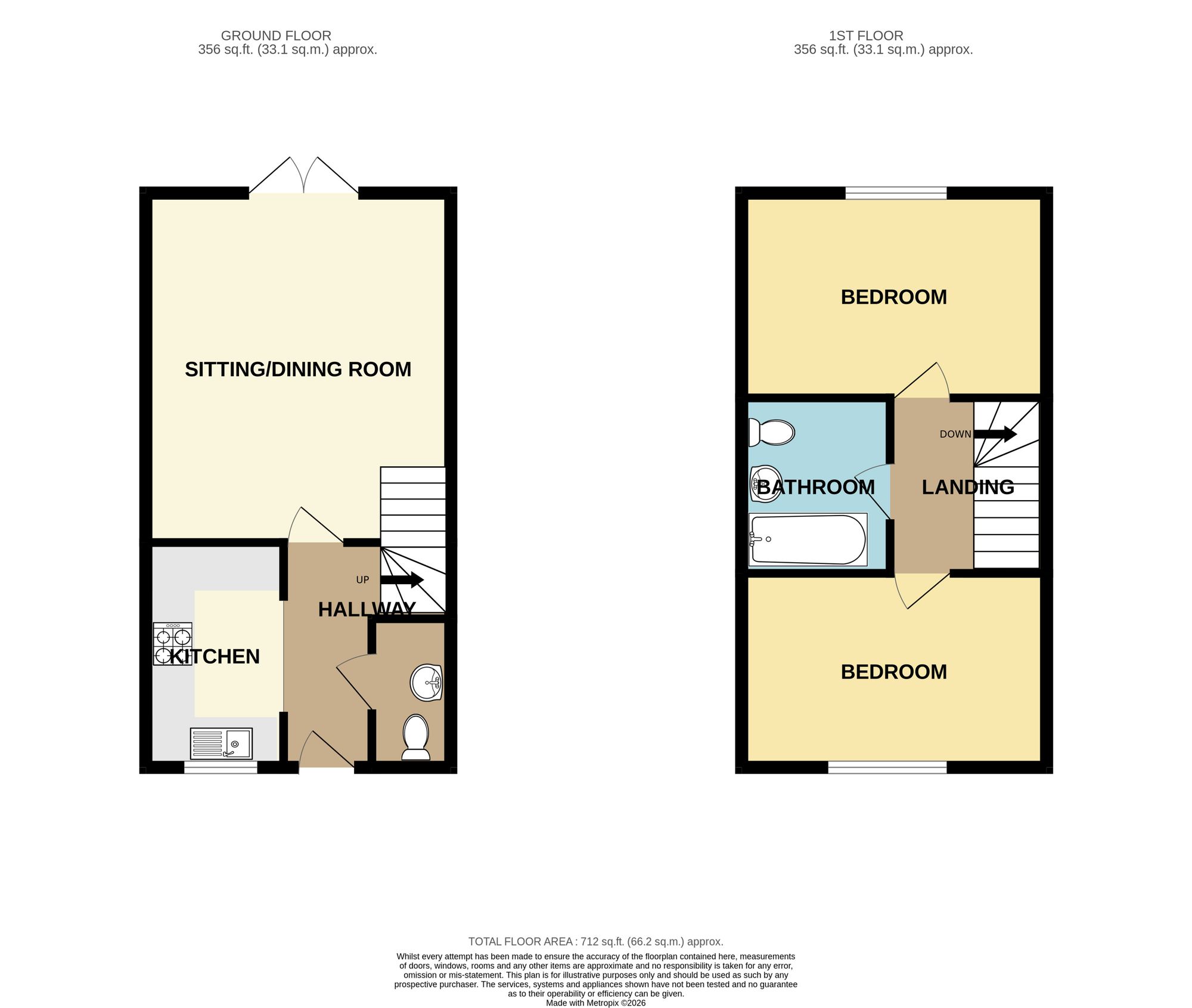 18 Booth Crescent, Telford floorplan