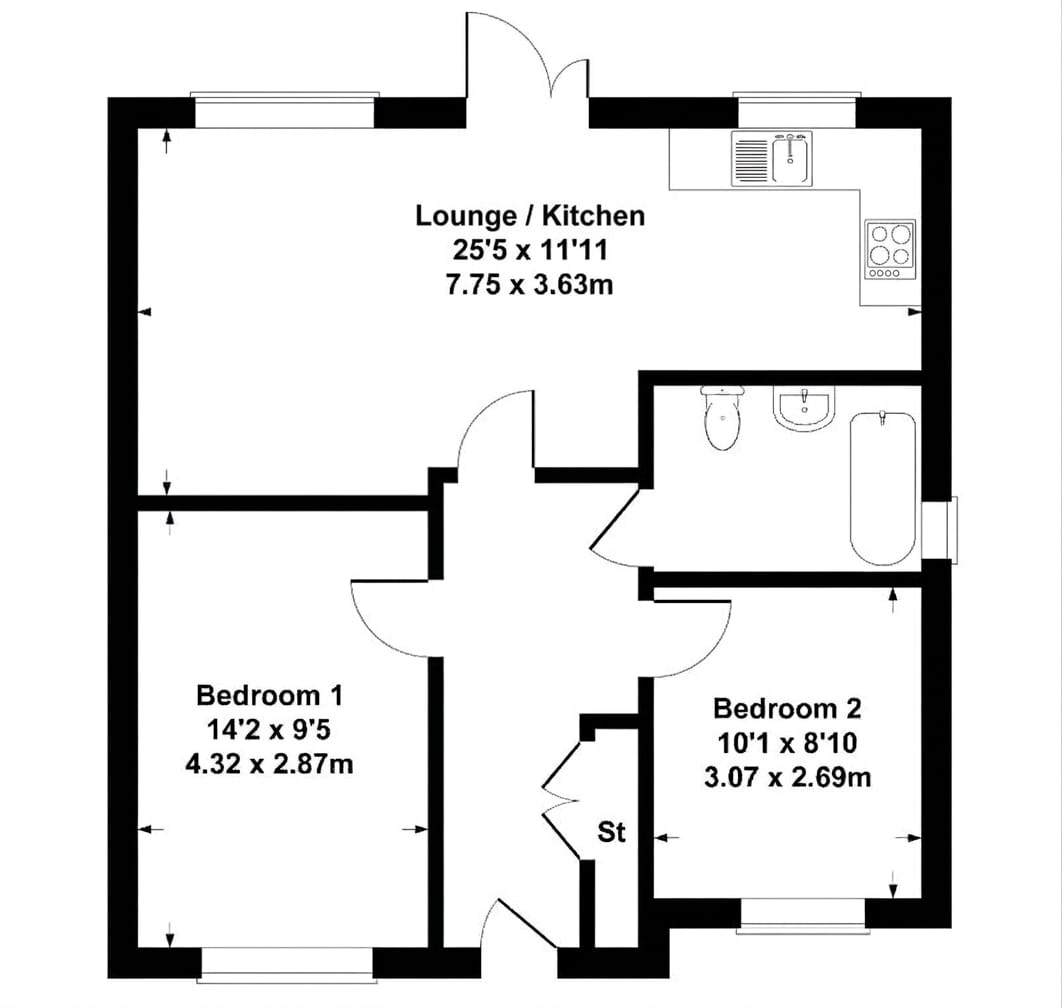 3, Banks Close, Mareham Le Fen floorplan