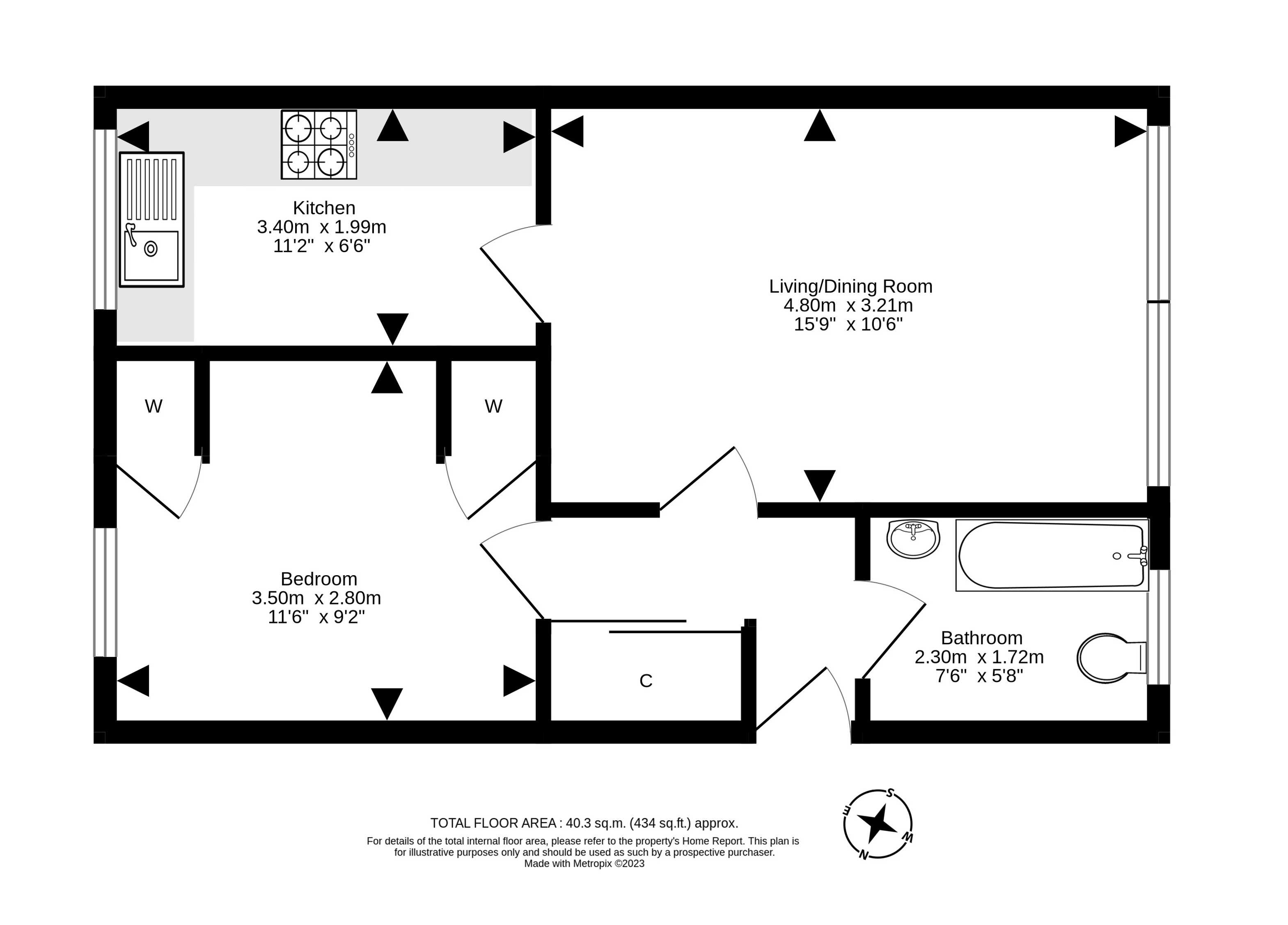 5/5 West Winnelstrae, Edinburgh EH5, 1 bedroom flat for sale 64463787