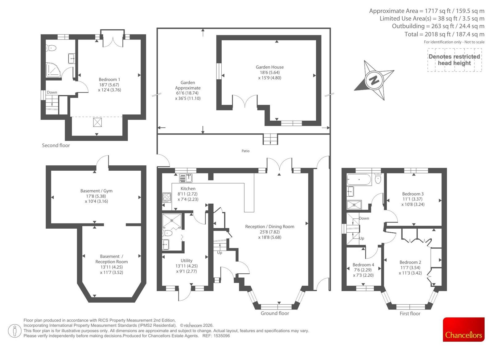 81, Holders Hill Drive, London floorplan
