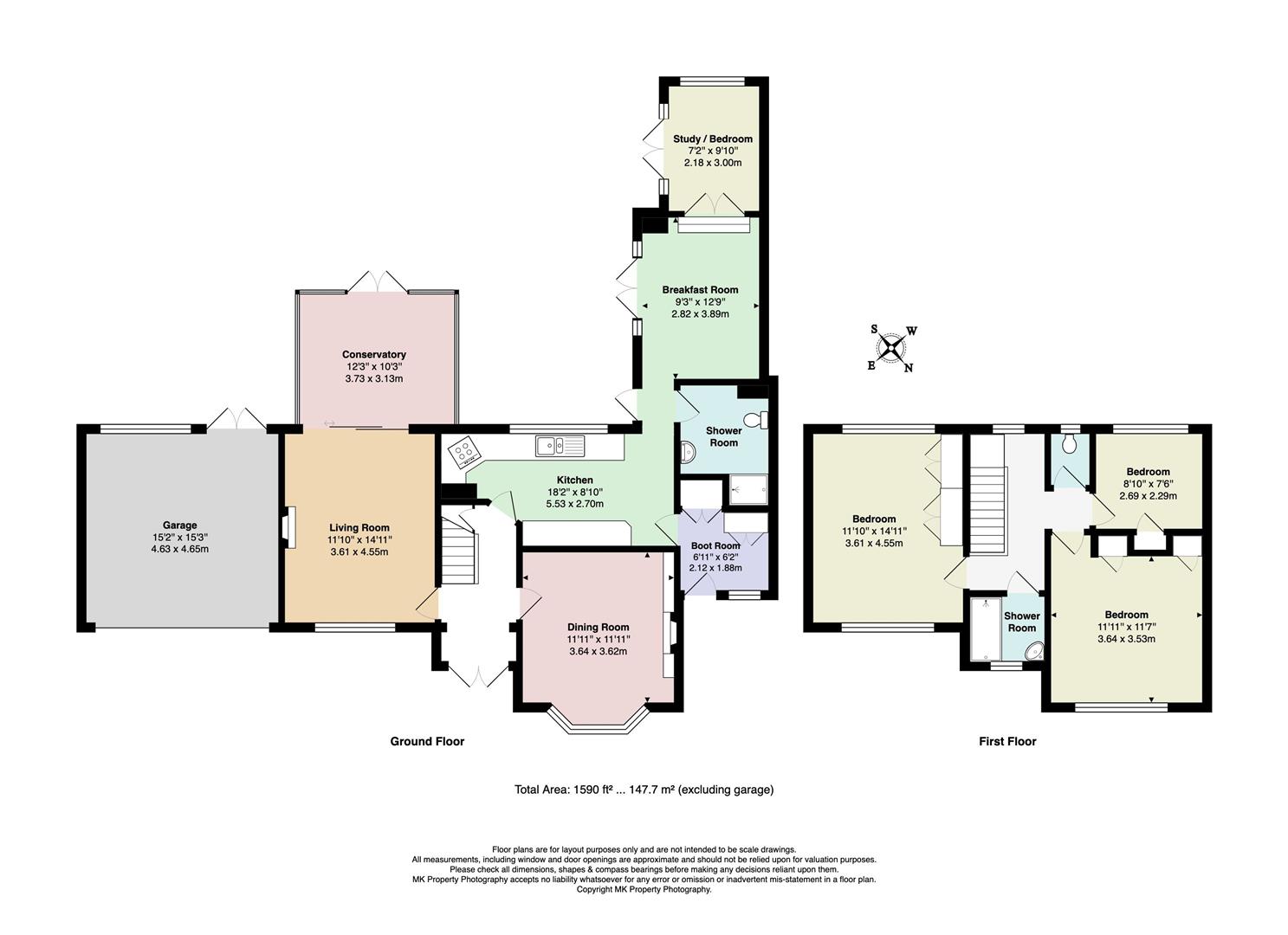 The Garden Lodge, 6, Dunstable Road, Leighton Buzzard floorplan