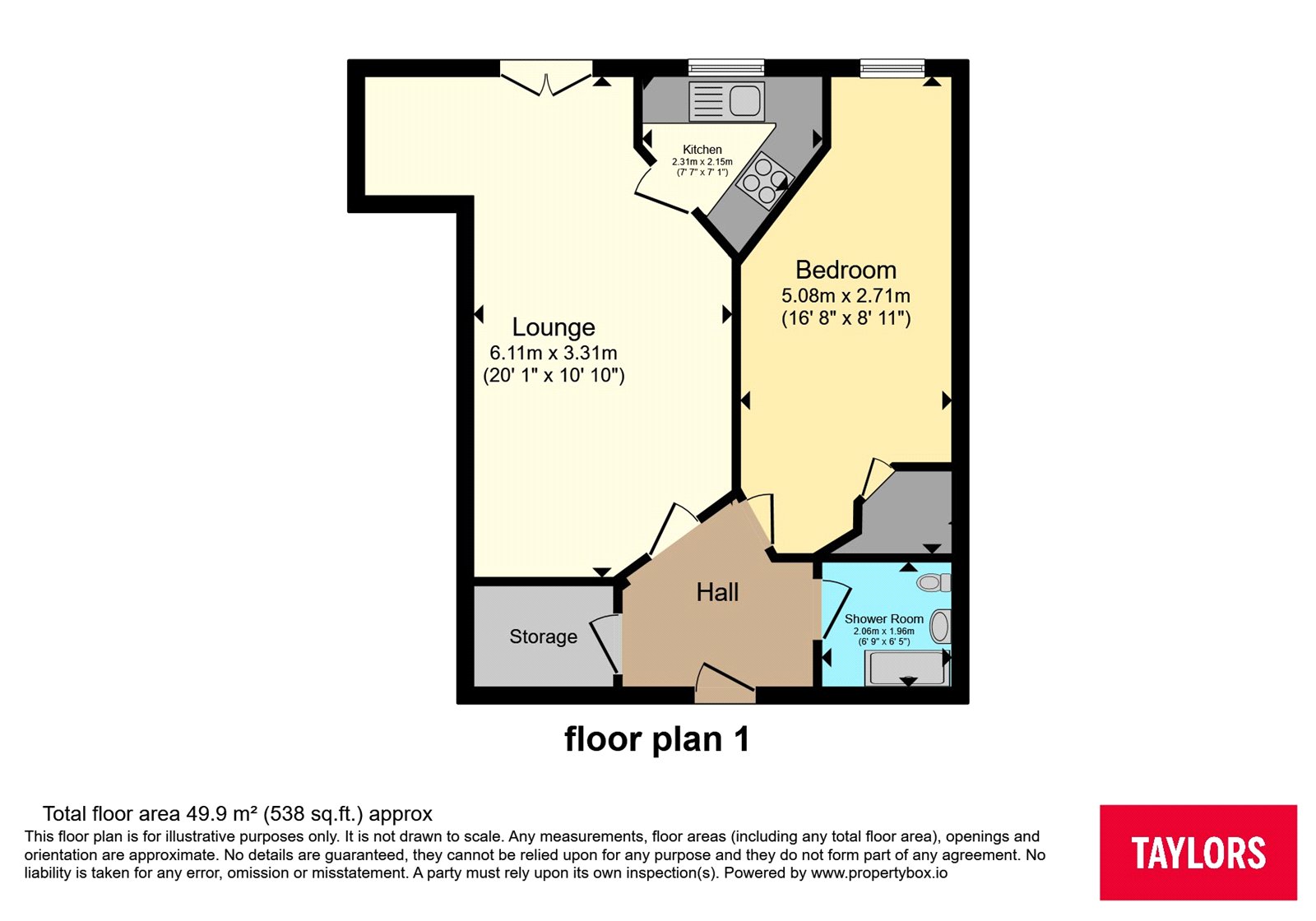 22 Elliott Court,, High Street North, Bedfordshire floorplan