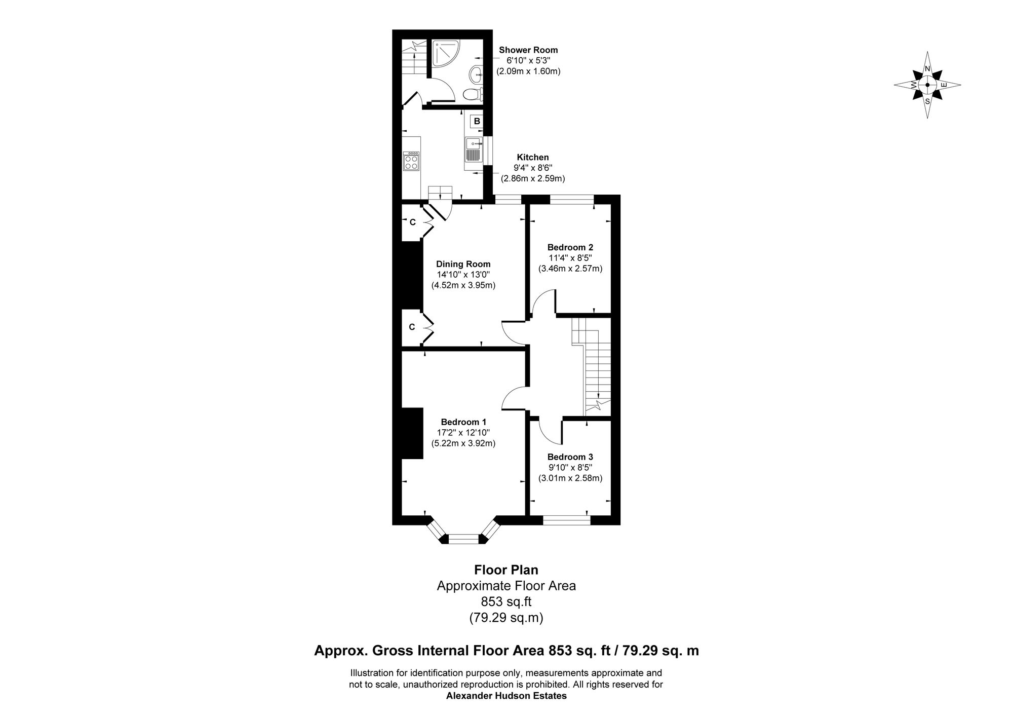 38 Coniston Avenue, Newcastle Upon Tyne floorplan