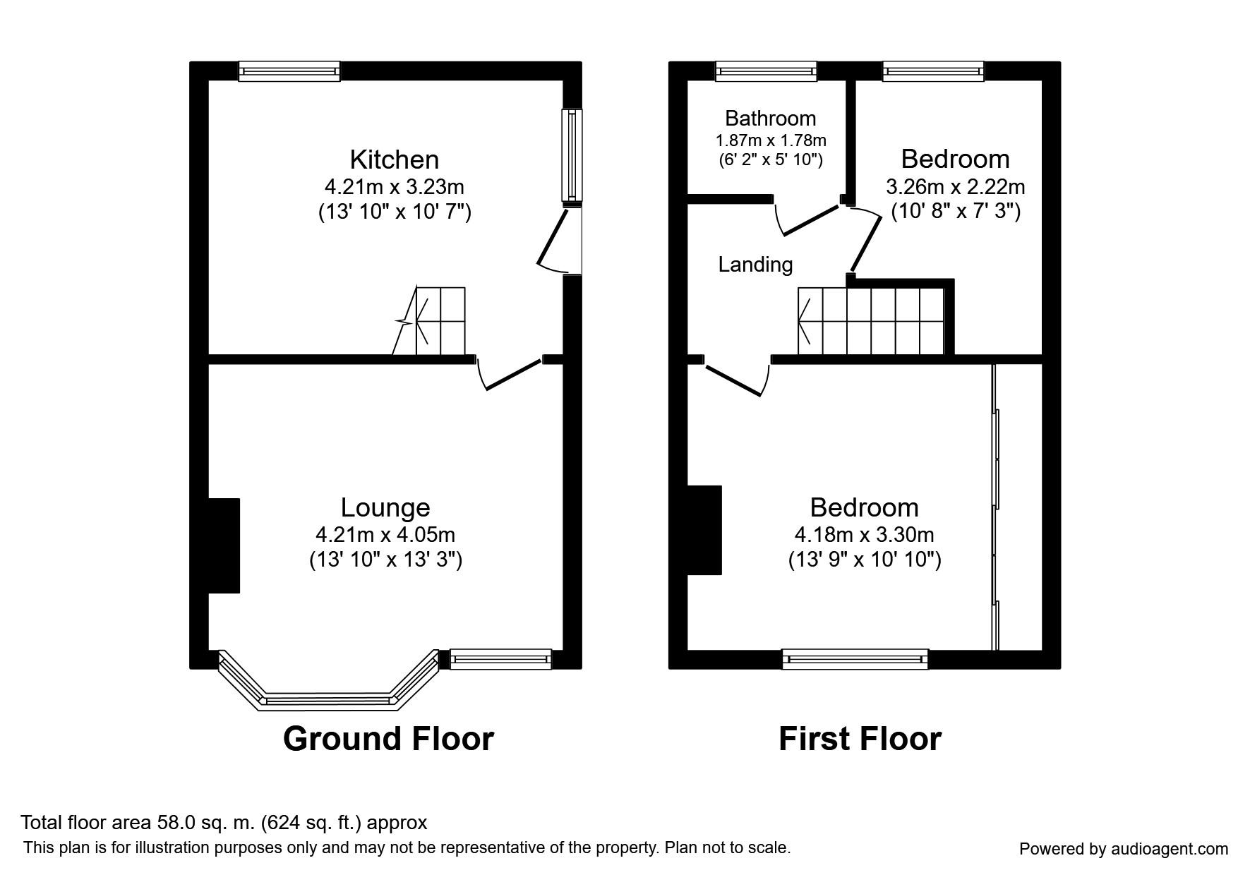 Claremont Road, Darlington, County Durham DL1, 2 bedroom semidetached