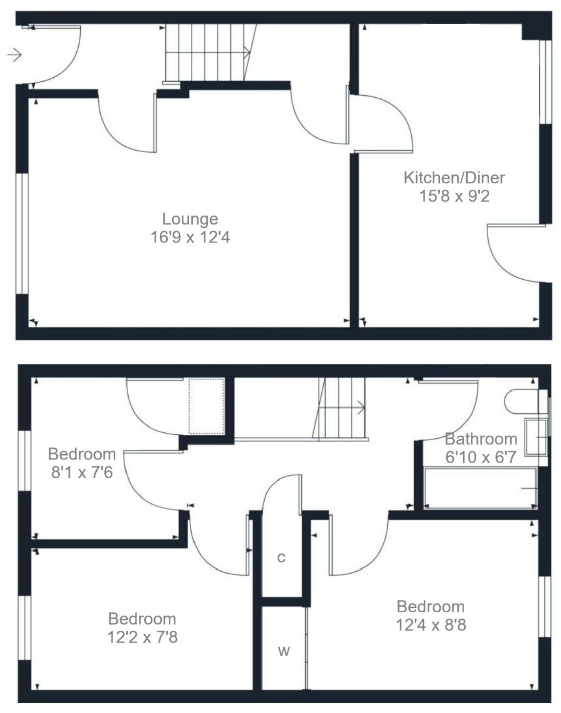 33, St. Andrew's Way, North Lanarkshire floorplan