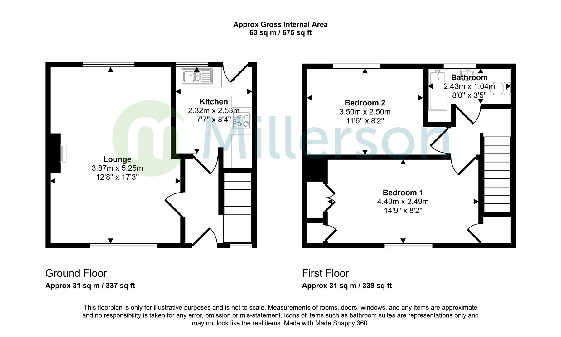 14, Trezaise Road, St. Austell floorplan