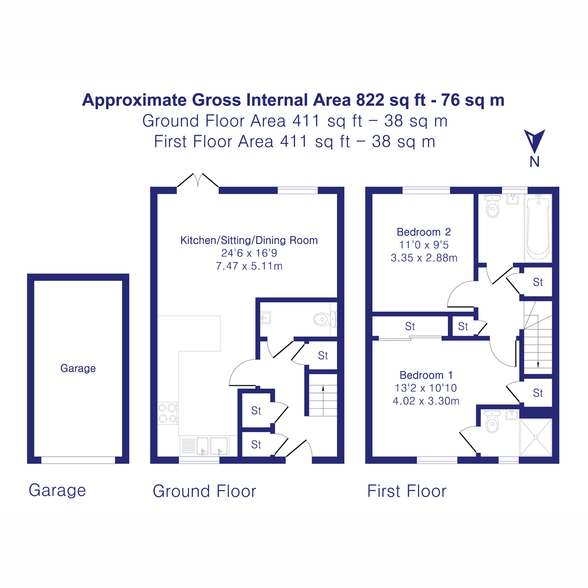24, Braeburn Avenue, Bicester floorplan